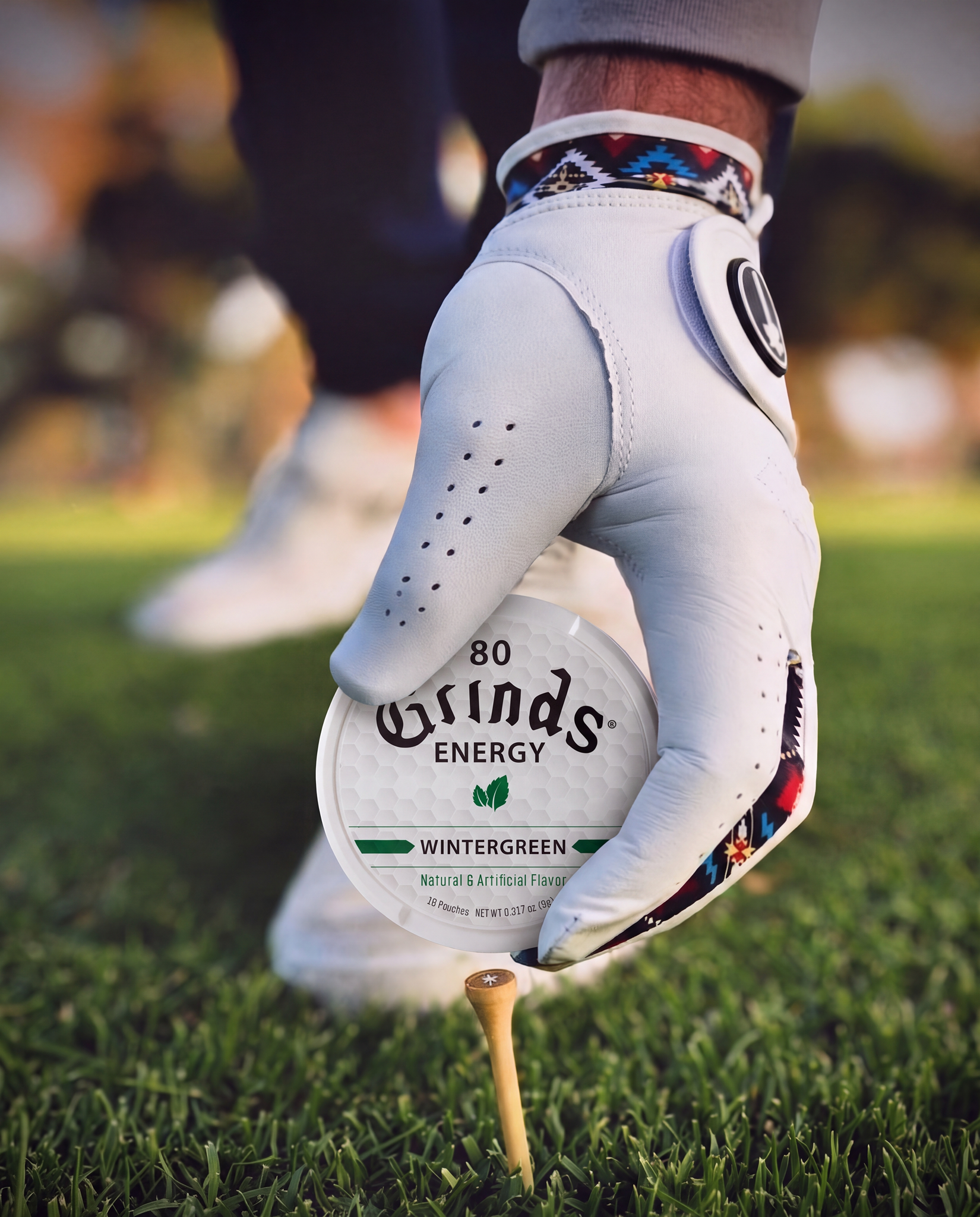 Grinds Pouches Facebook ad from Jul 31, 2026