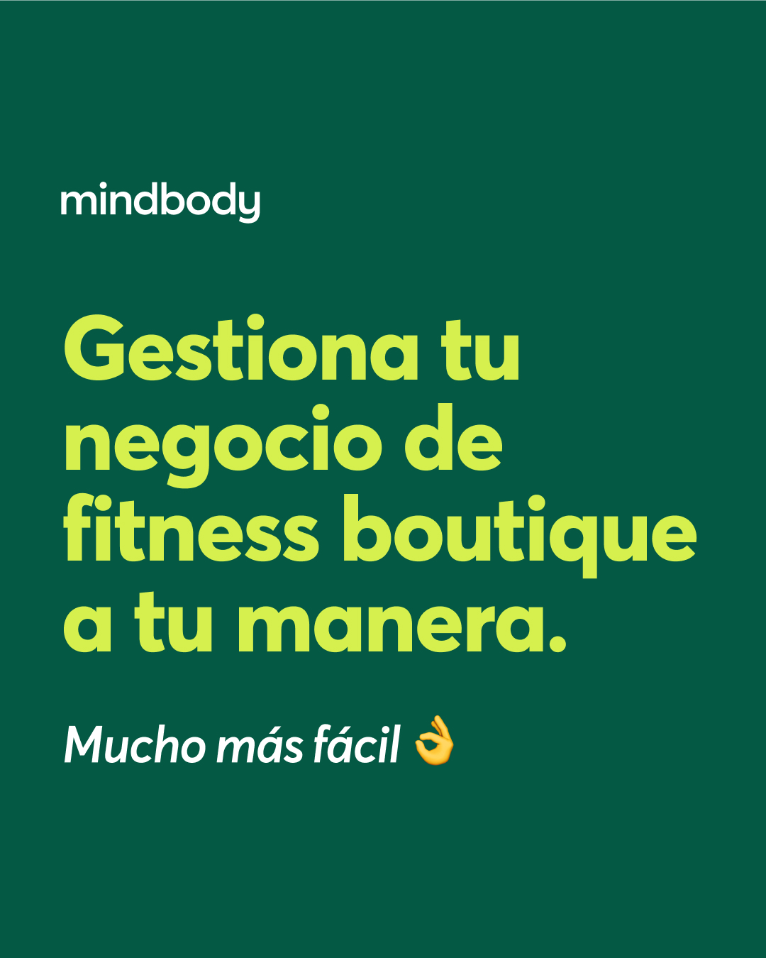 Mindbody Facebook ad