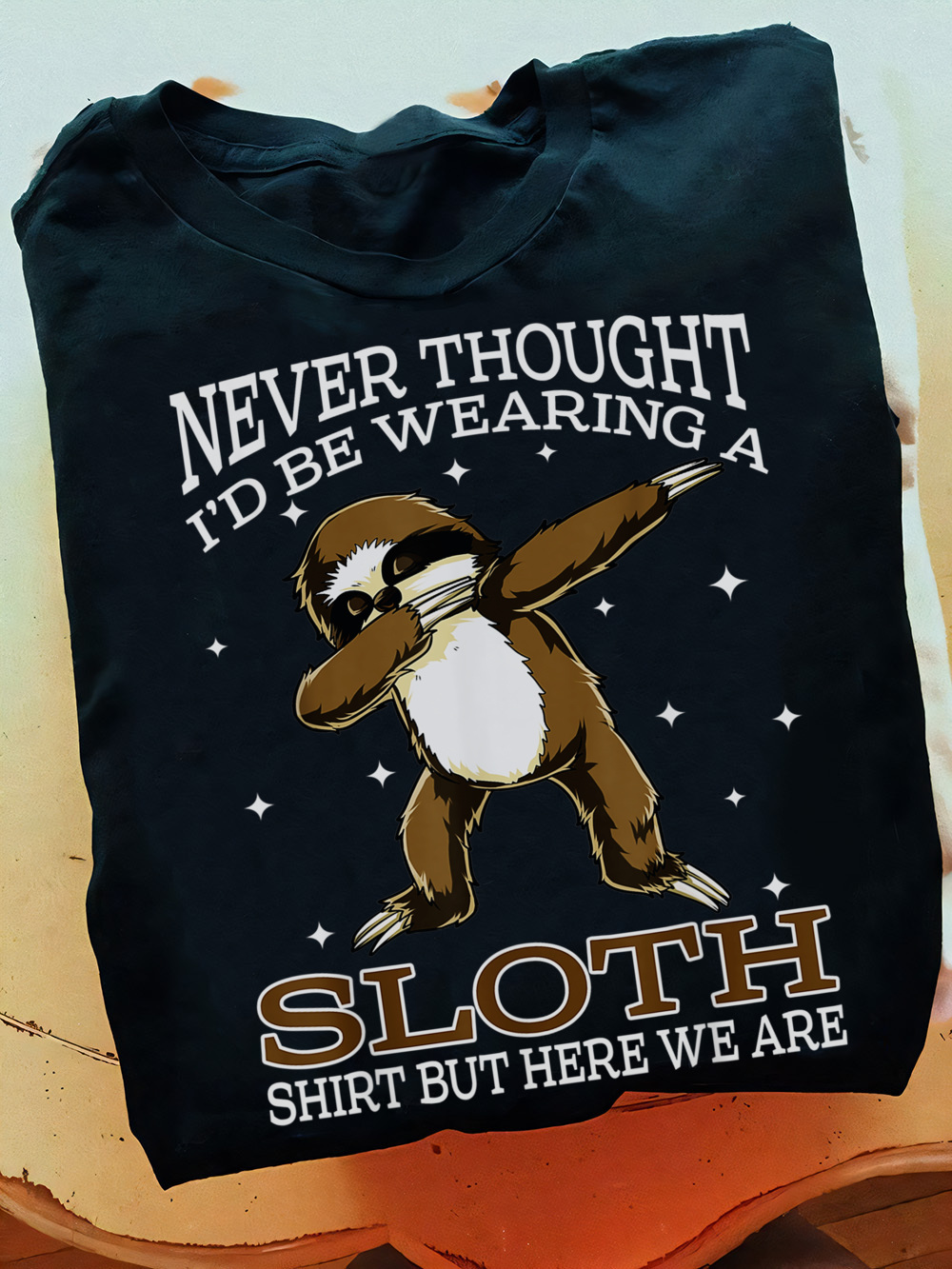 Lazy Vibe Sloth Facebook ad