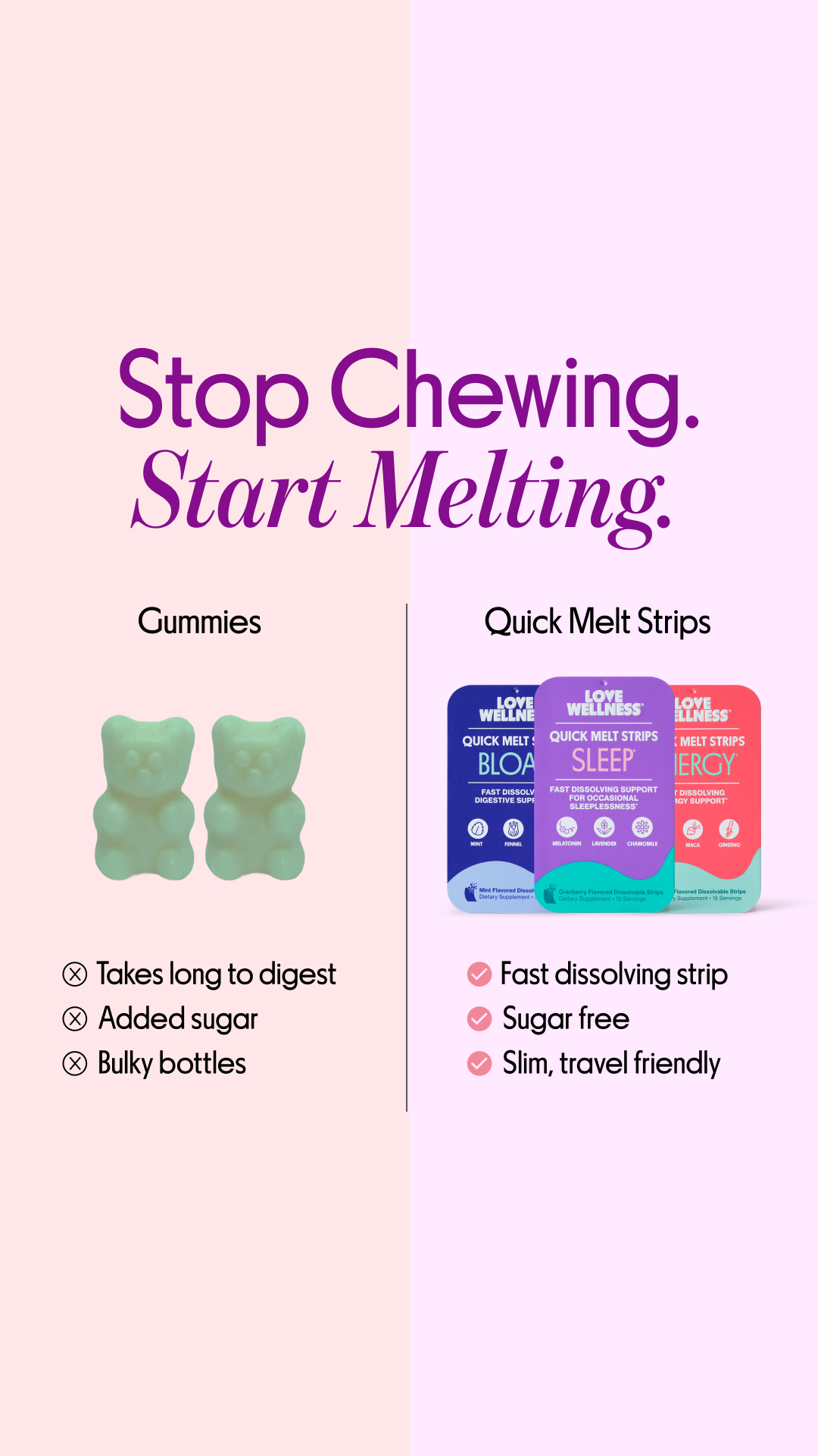 Love Wellness Facebook ad