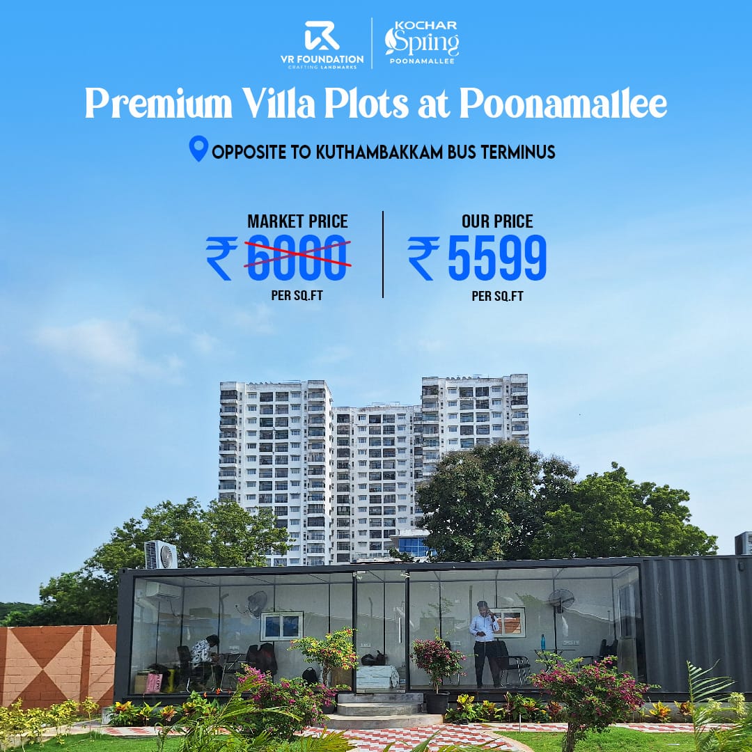 VR Foundation Facebook ad: Commercial Plot from 99Lakhs Onwards