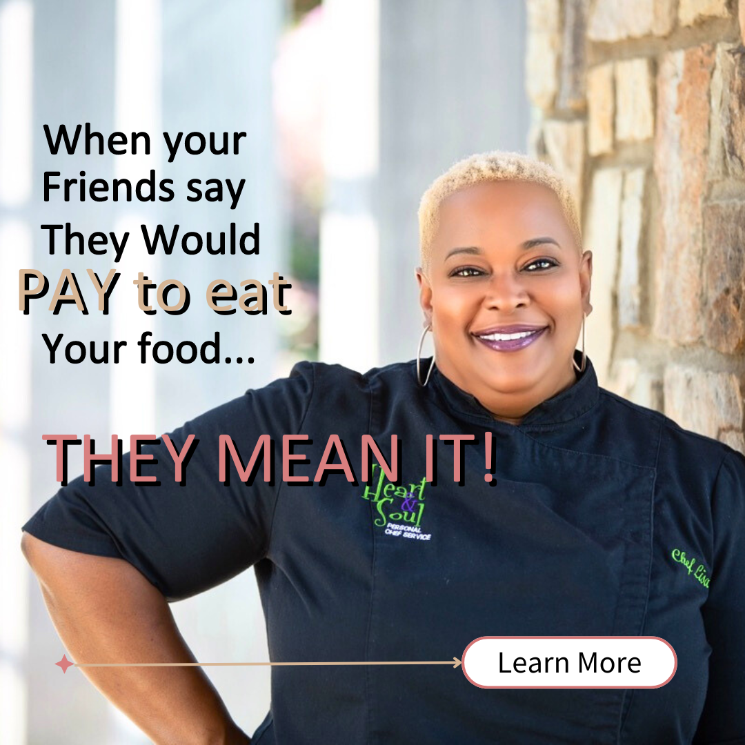 Chef Lisa Brooks Facebook ad: Bring Your Skills And Take Them To 6-Figs