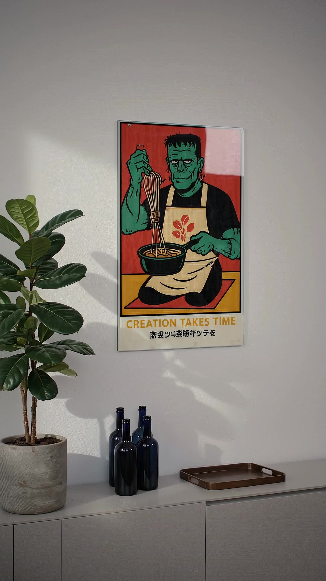 ArtDesigna Facebook ad: Upgrade Your Walls with Artdesigna Glass Wall Art!
