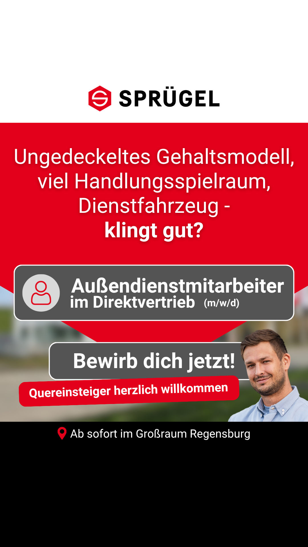Deine neue Karriere Facebook ad
