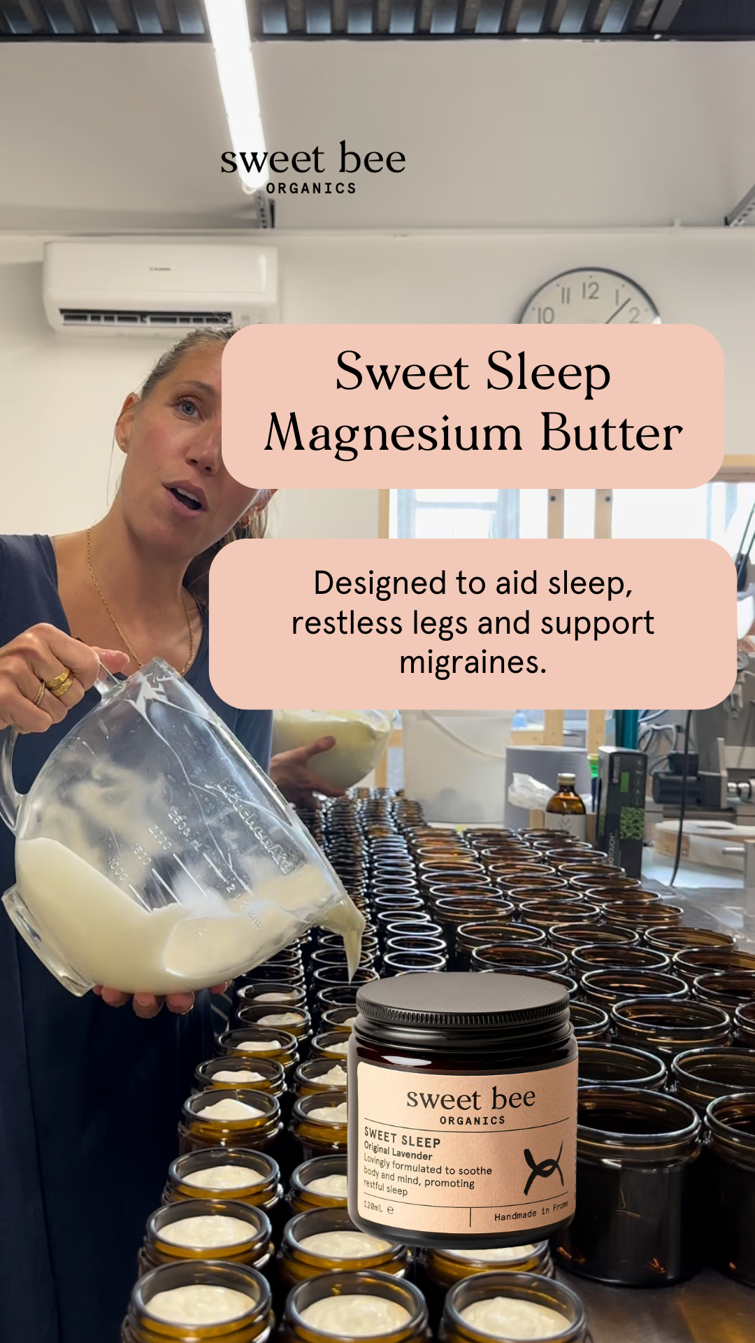 Sweet Bee Organics Facebook ad