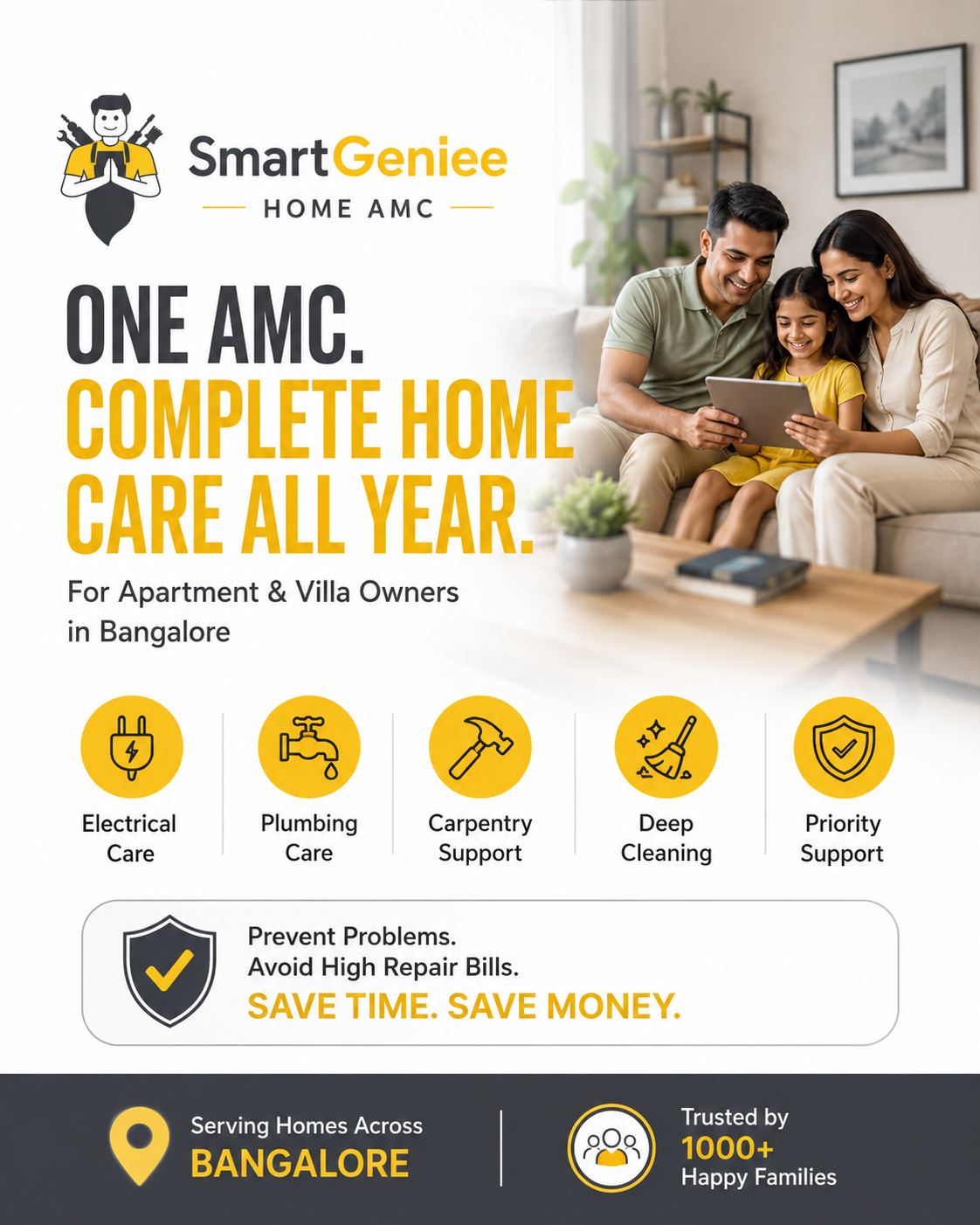 Smartgeniee Home AMC Facebook ad