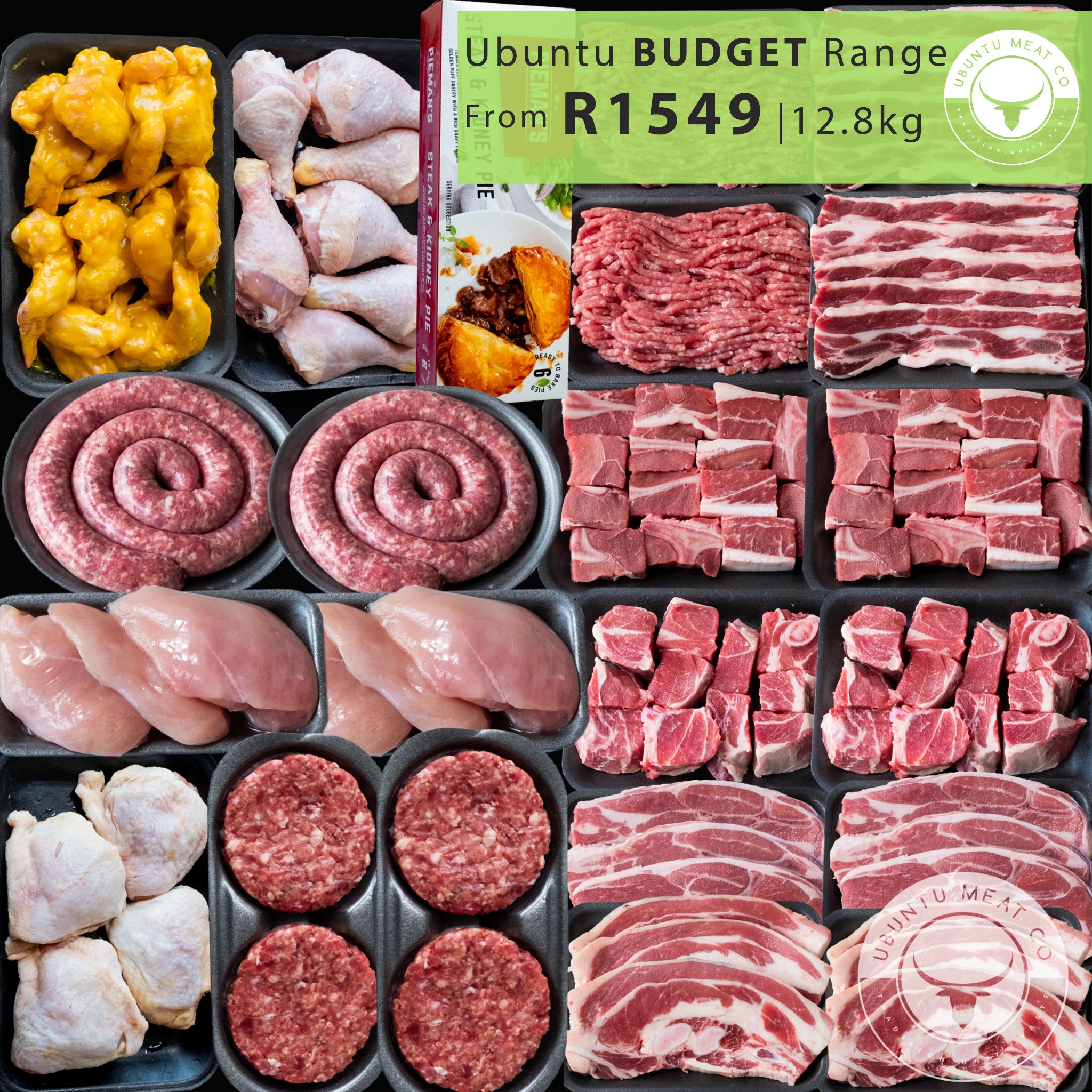 Ubuntu Meat Co Facebook ad: Ubuntu BUDGET Range