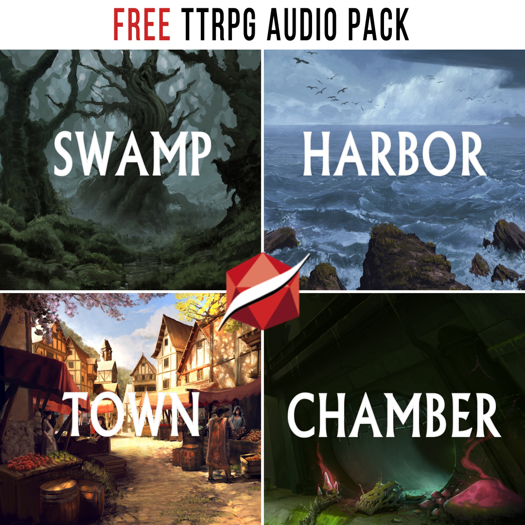 TableTone Facebook ad: Free Audio Pack For Tabletop Games!
