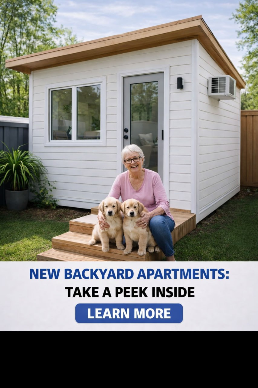 Smart Finds Facebook ad: Modern Backyard Apartments