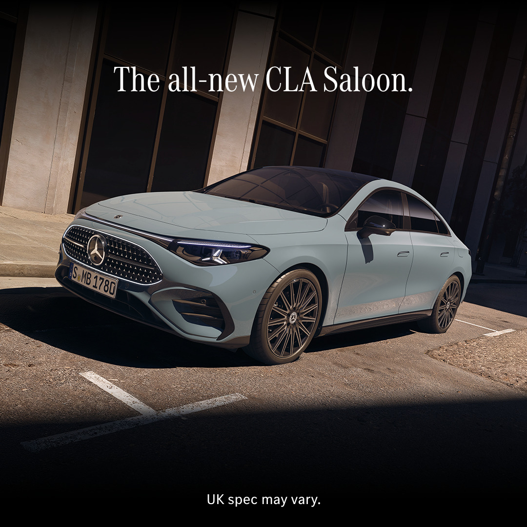 Mercedes-Benz Cars UK Facebook ad: Introducing the all-new CLA Saloon: truly in a…