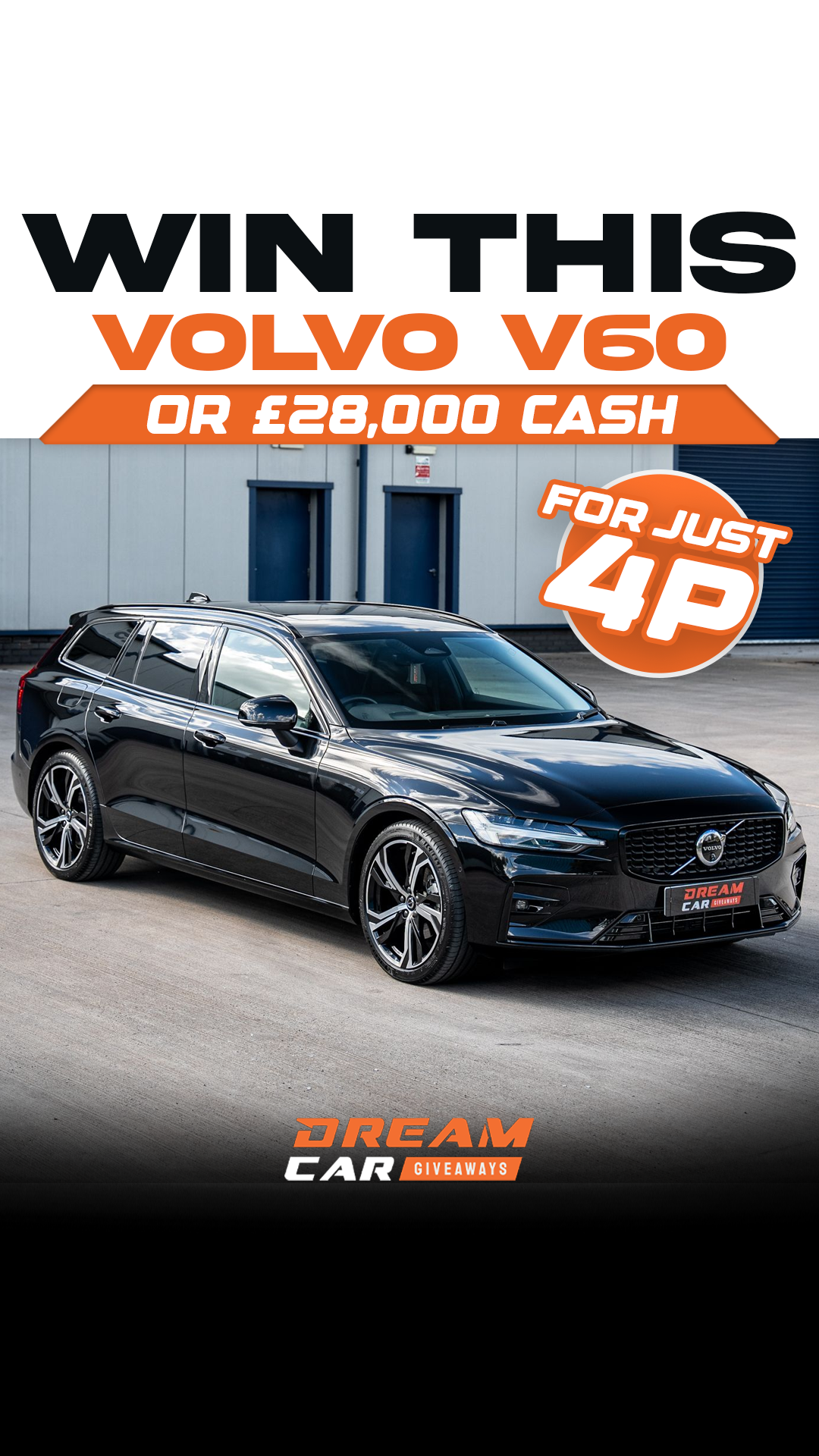 Dream Car Giveaways Facebook ad