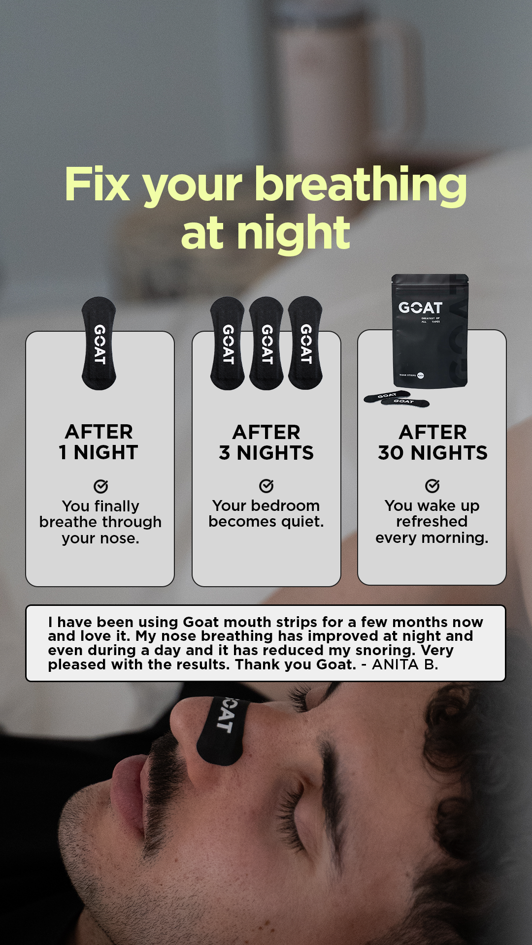 The GOAT  Facebook ad