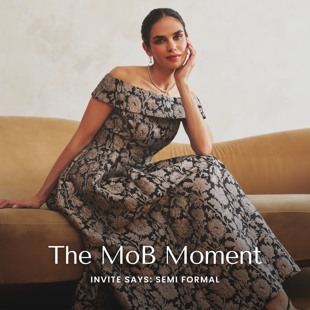 Adrianna Papell Facebook ad: The mother of the bride gets her moment…
