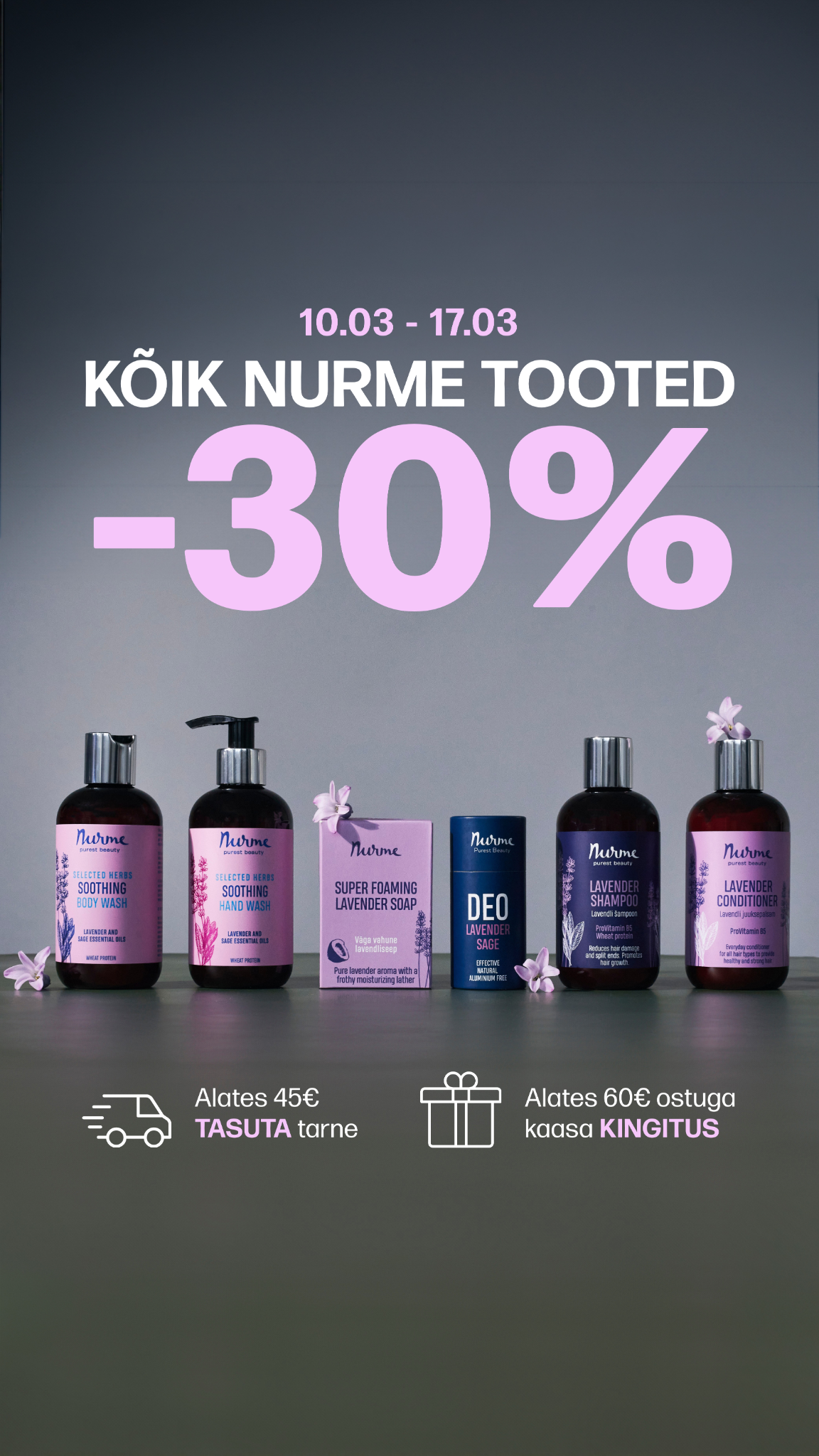 Nurme Natural Skincare Facebook ad