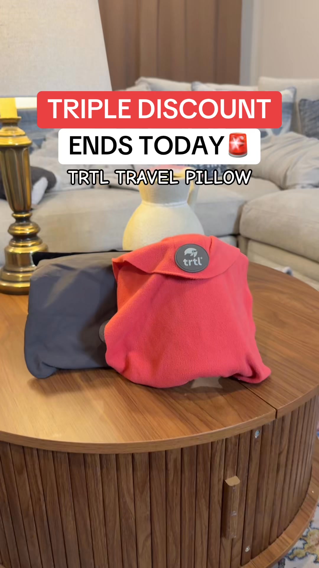 Trtl Facebook ad: The #1 Travel Pillow in 2026