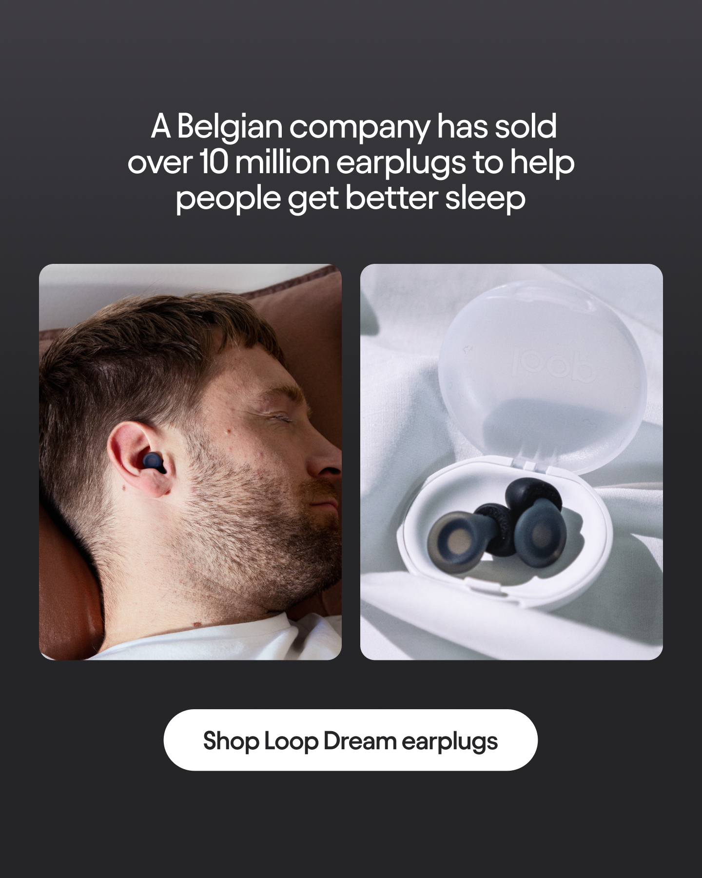 Loop Facebook ad: Comfy like cloud nine