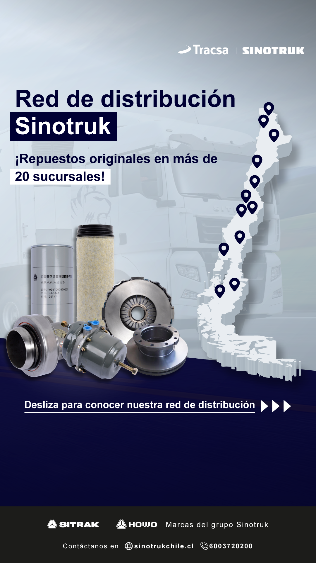 Sinotruk Chile oficial Facebook ad
