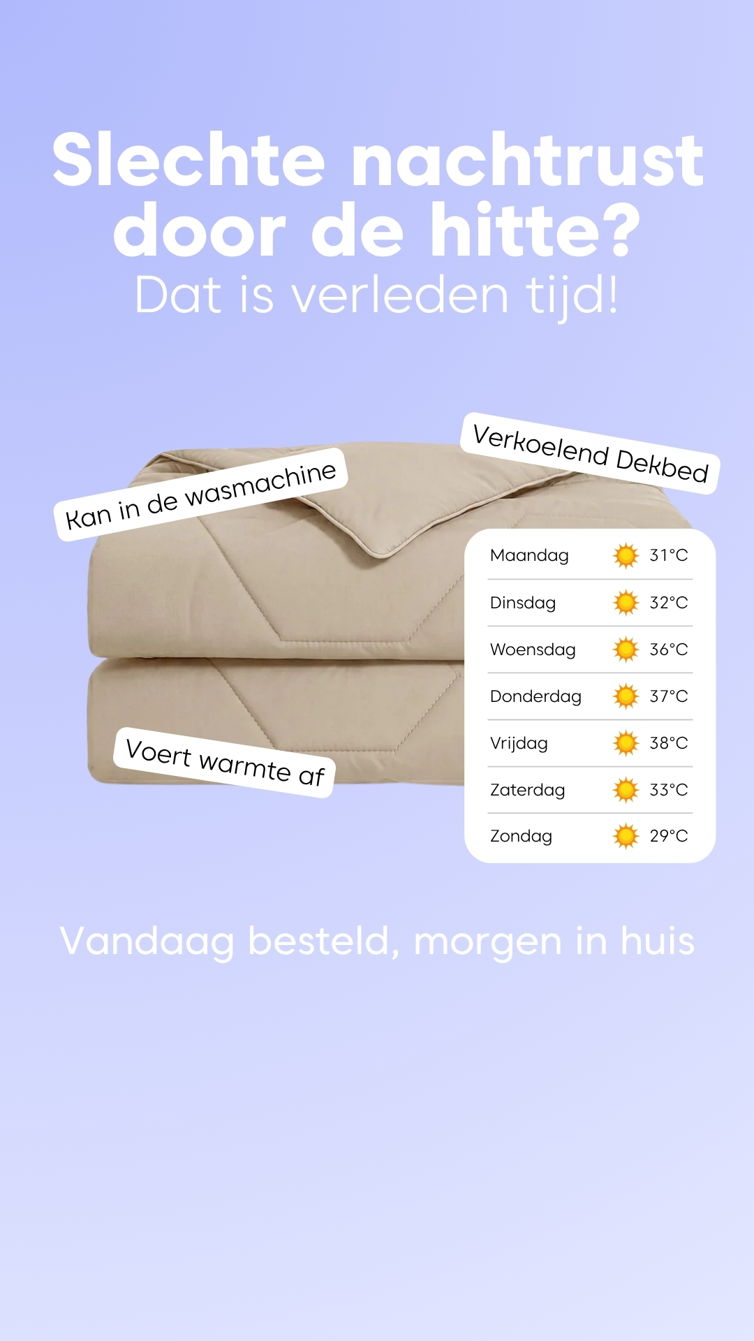 HappyBed Facebook ad