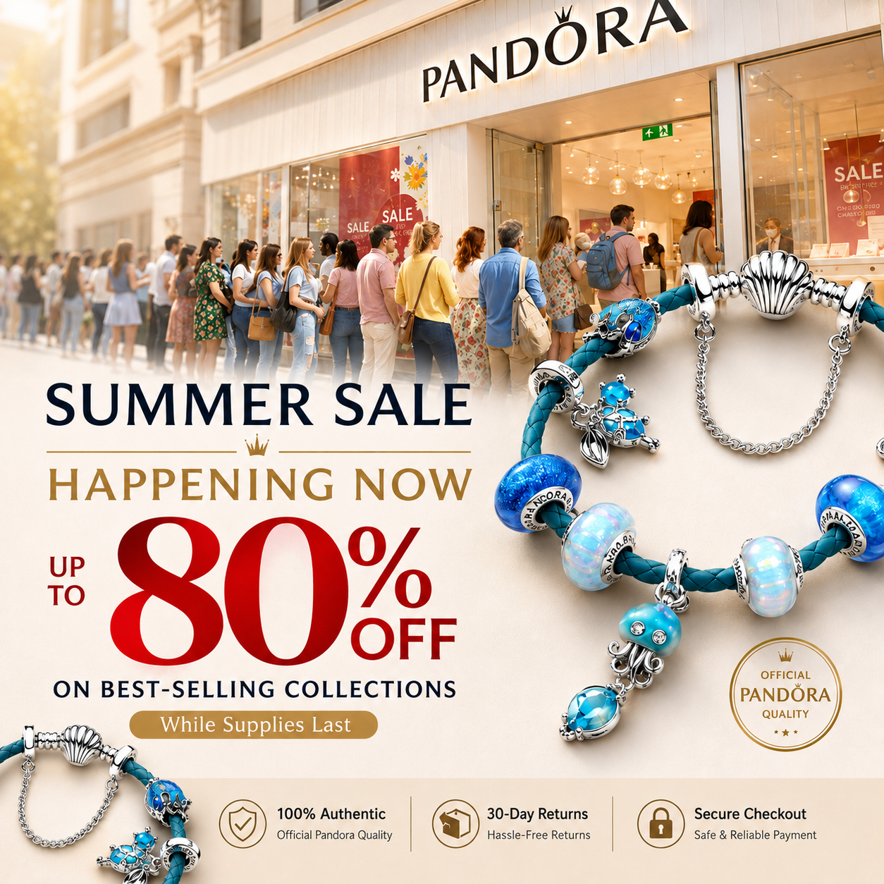 Pandσra Online Shop Facebook ad from May 6, 2026