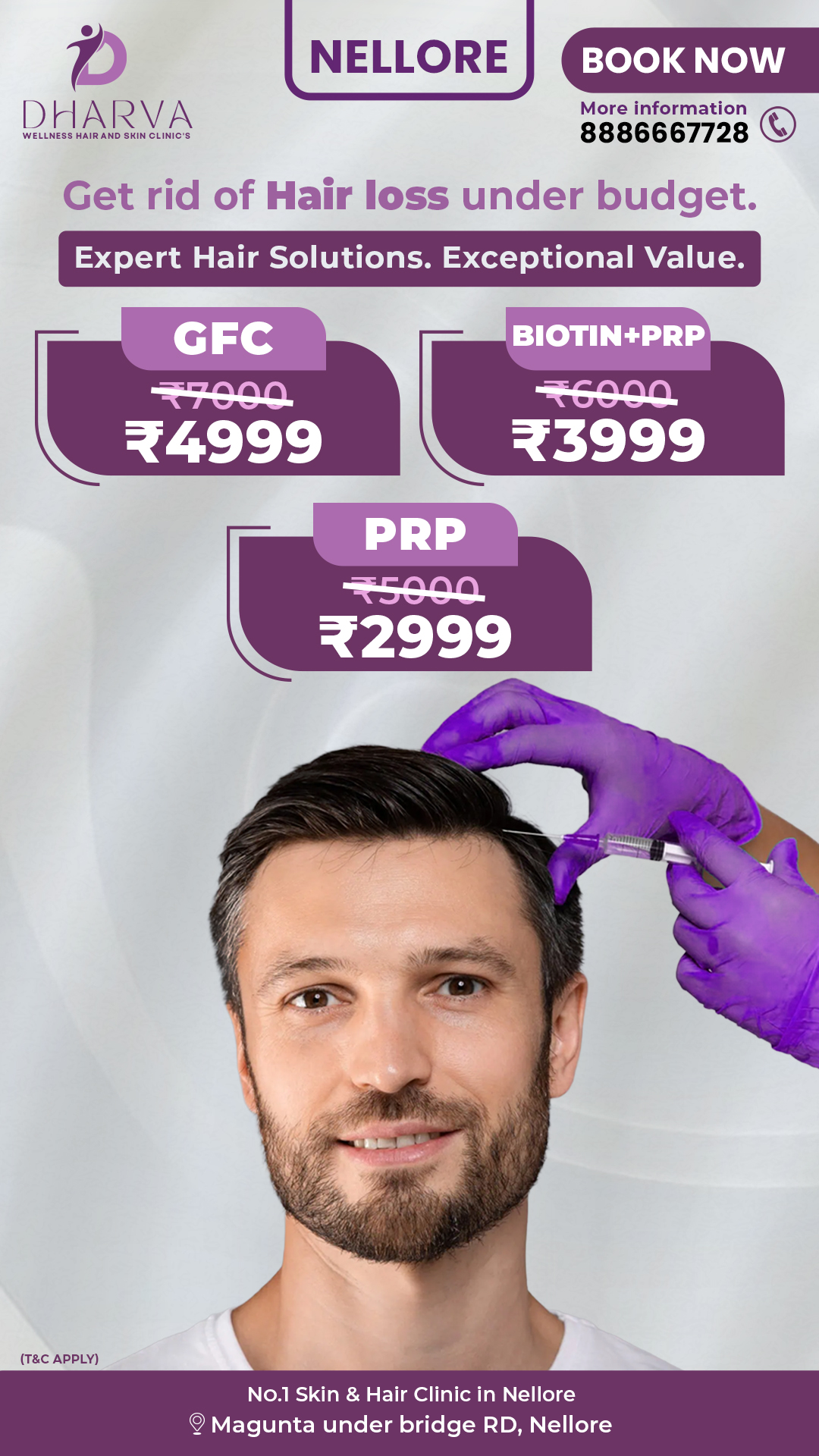 Dharva Wellness Hair And Skin Clinics Facebook ad
