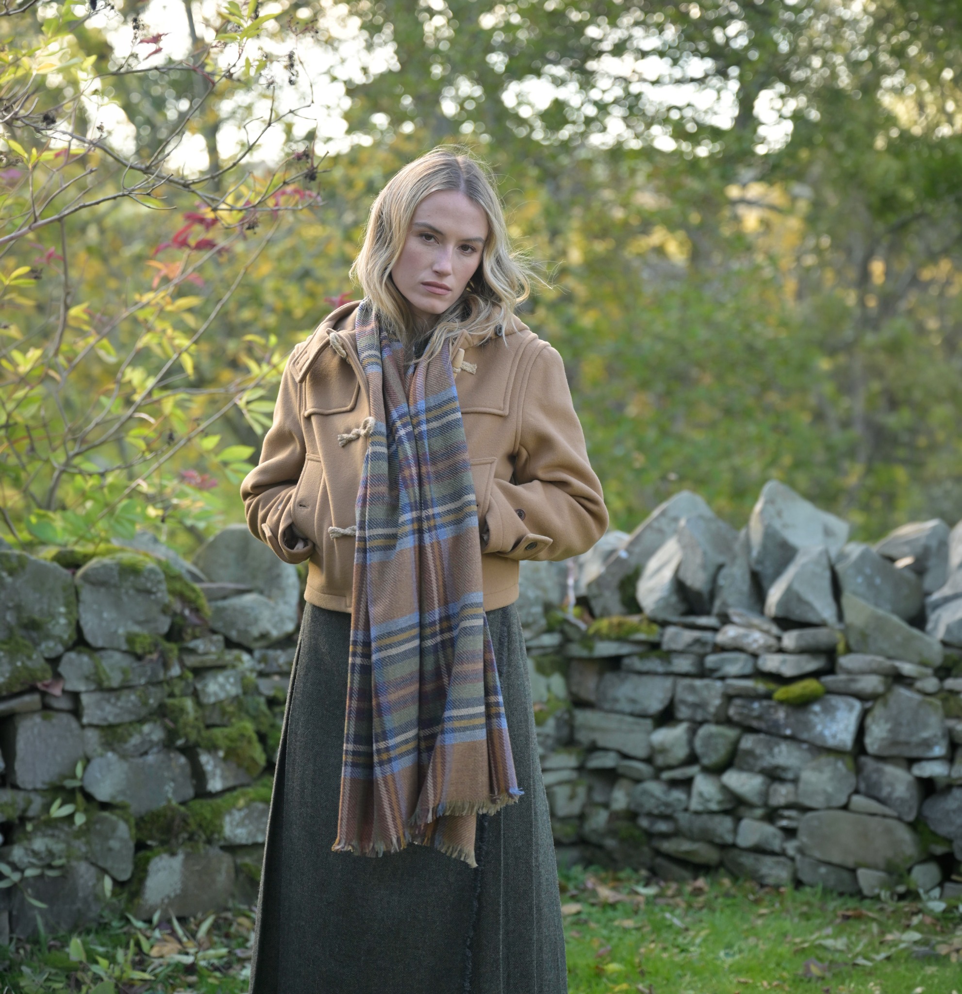 Lochcarron of Scotland Facebook ad: Women's Wool Scarves