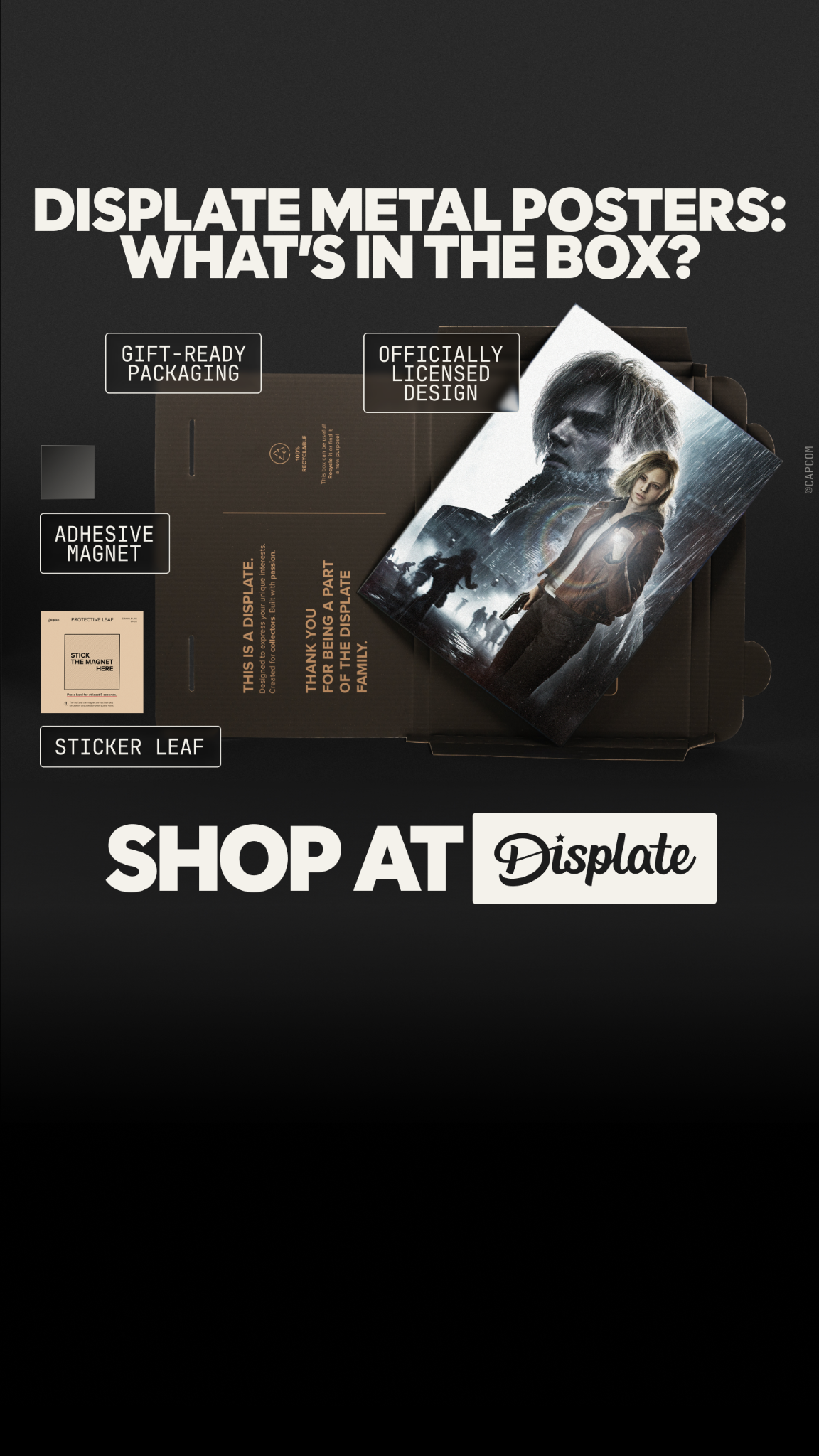 Displate Facebook ad
