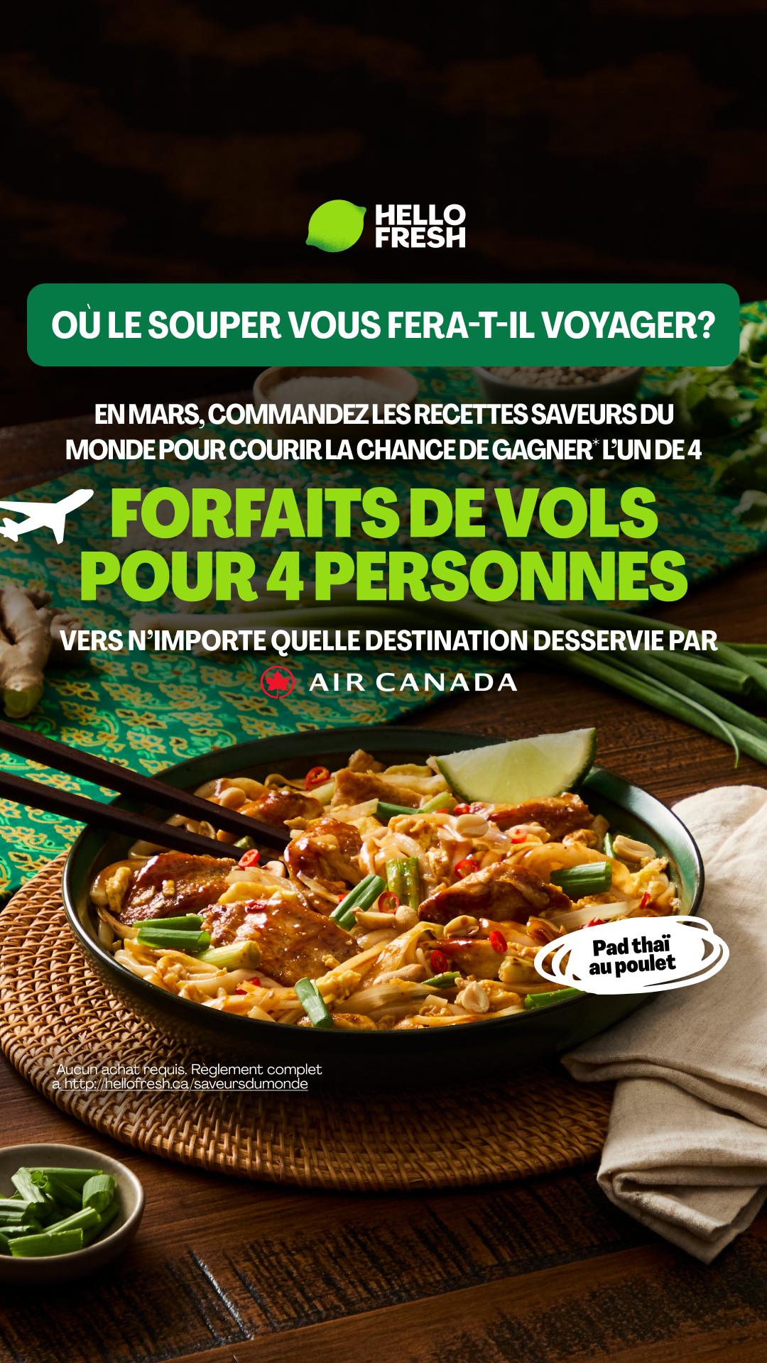 HelloFresh Facebook ad