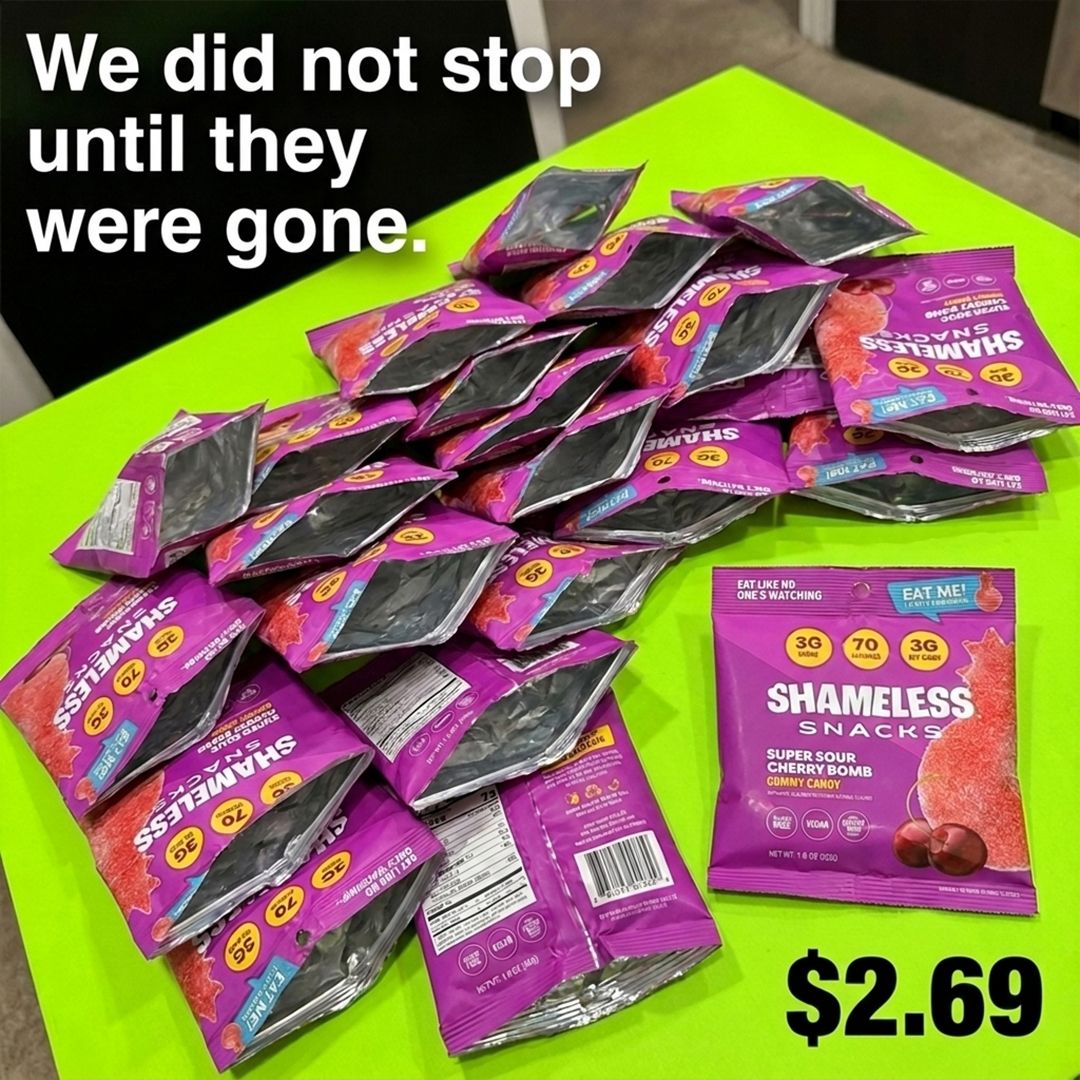 Shameless Snacks Facebook ad