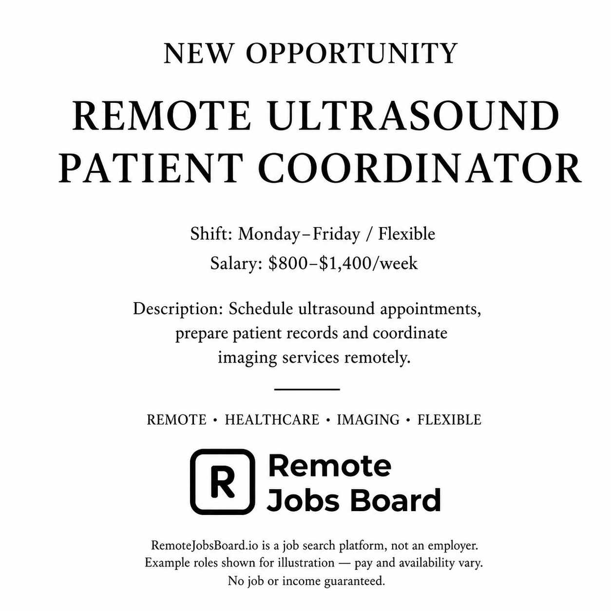 Remote Jobs Board - Work From Anywhere Facebook ad