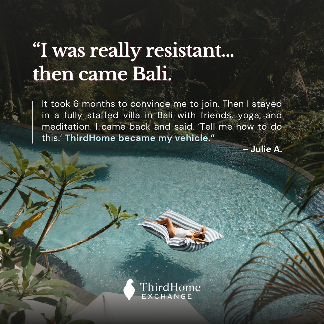 ThirdHome Facebook ad: Vacant Nights = Luxury Travel for Next to Nothing