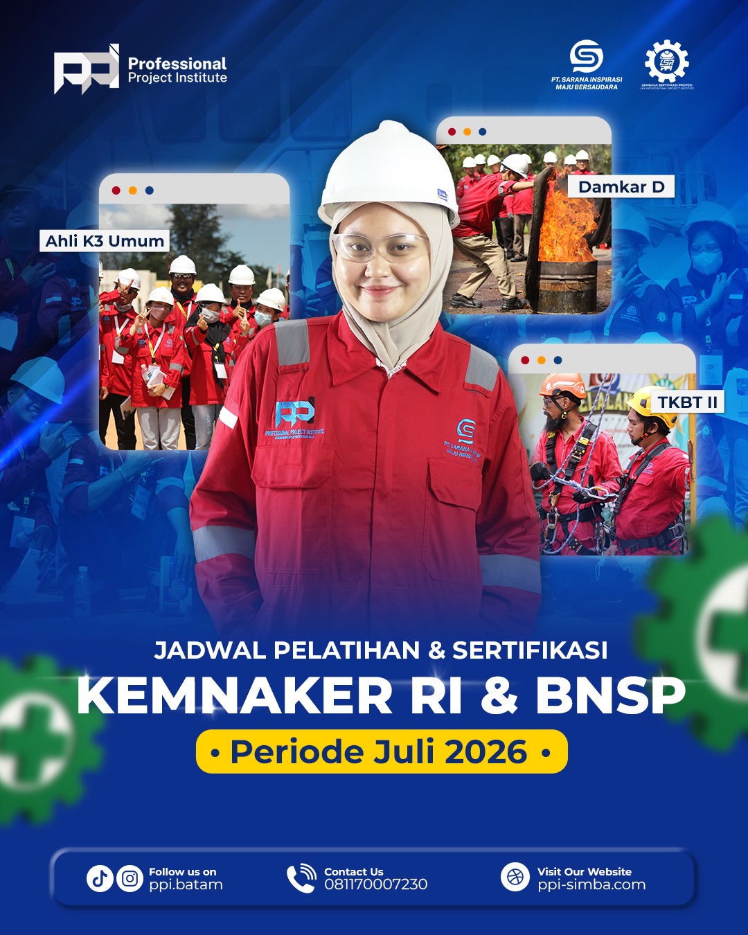 Professional Project Institute Facebook ad: JADWAL PELATIHAN DAN SERTIFIKASI KEMNAKER RI & BNSP…
