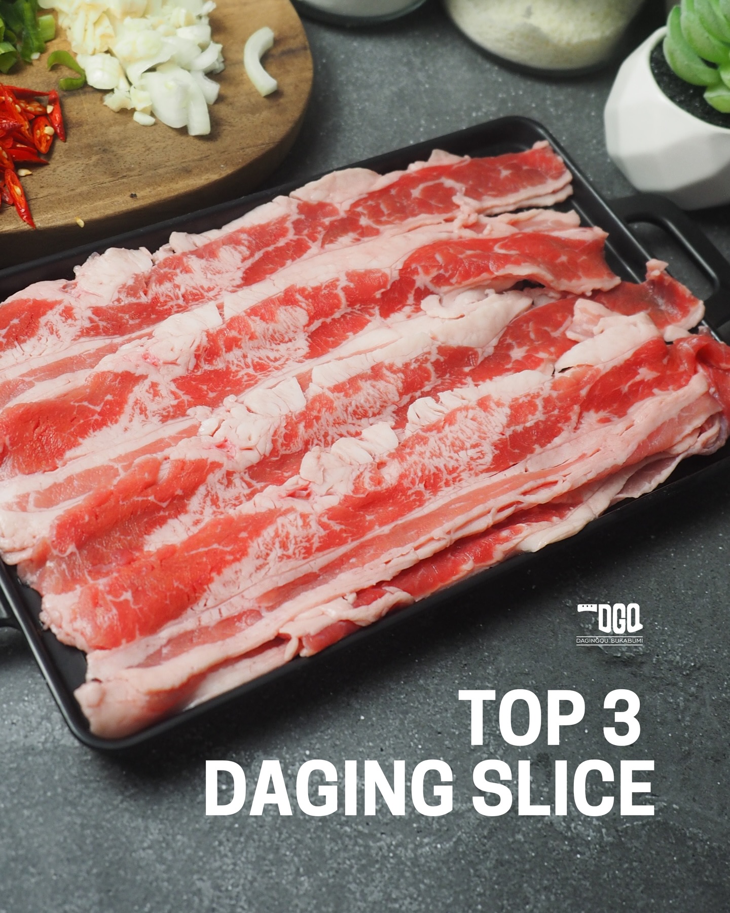Dagingqu Sukabumi Facebook ad: Setiap orang punya selera daging slice yang beda.