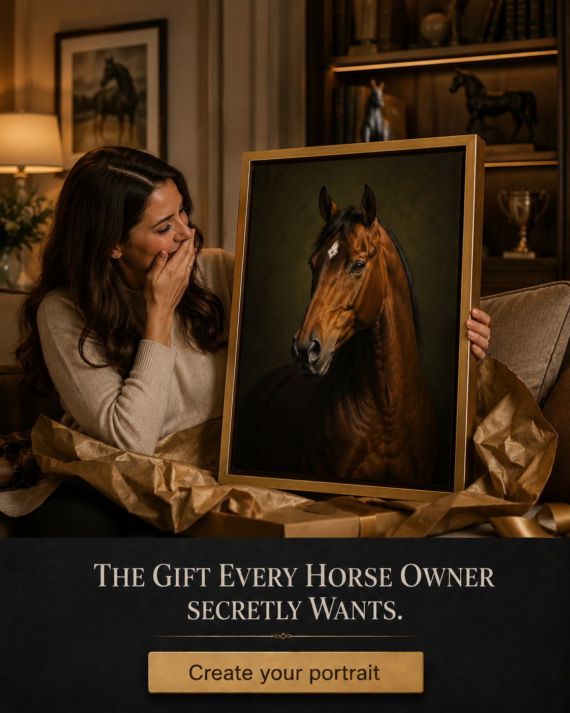 Pemberton Portraits Facebook ad: 48h Left: 33% OFF + Free Shipping