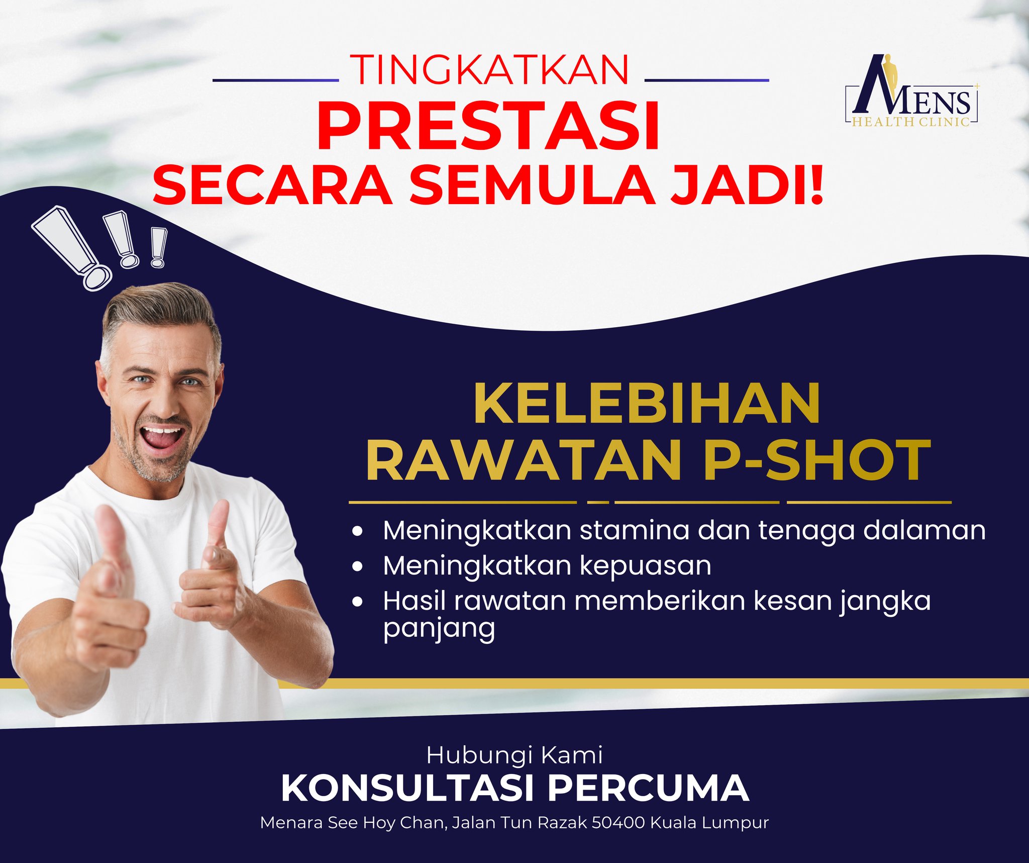 Advanced Men's Wellness Facebook ad