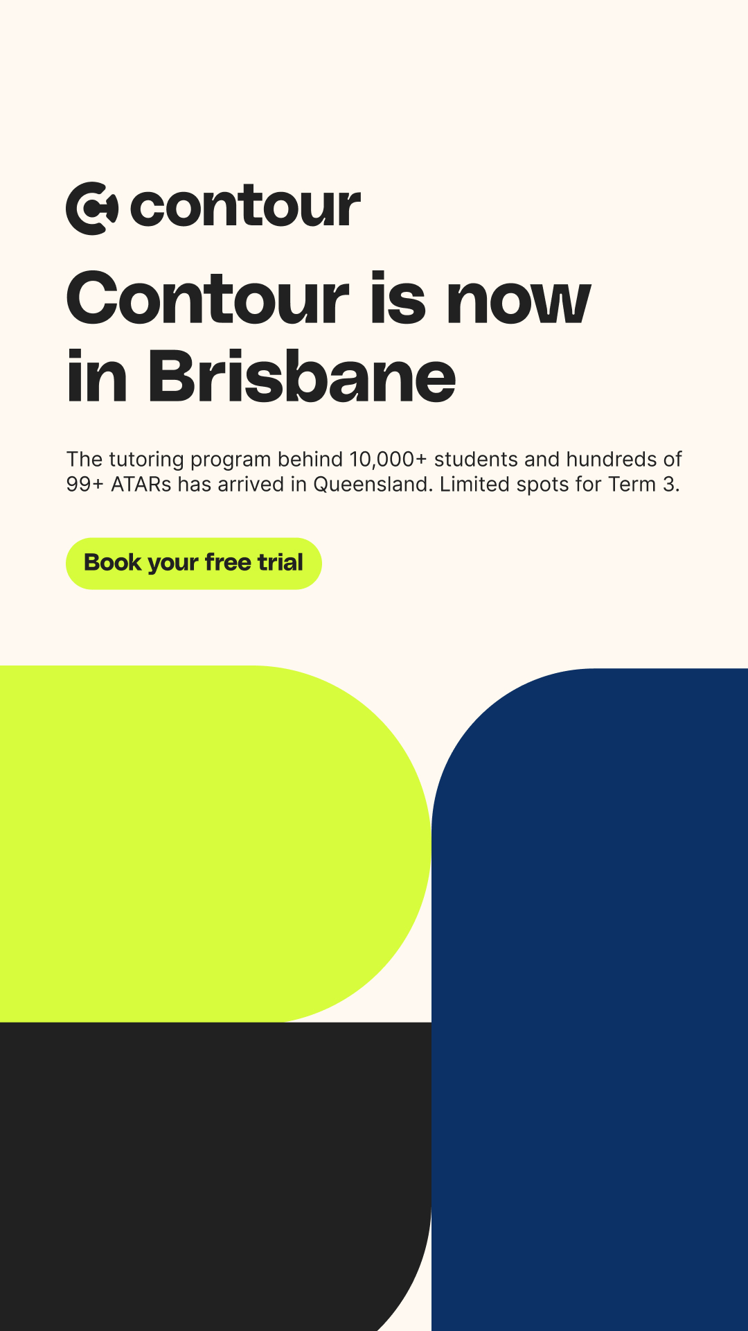 Contour Education Facebook ad