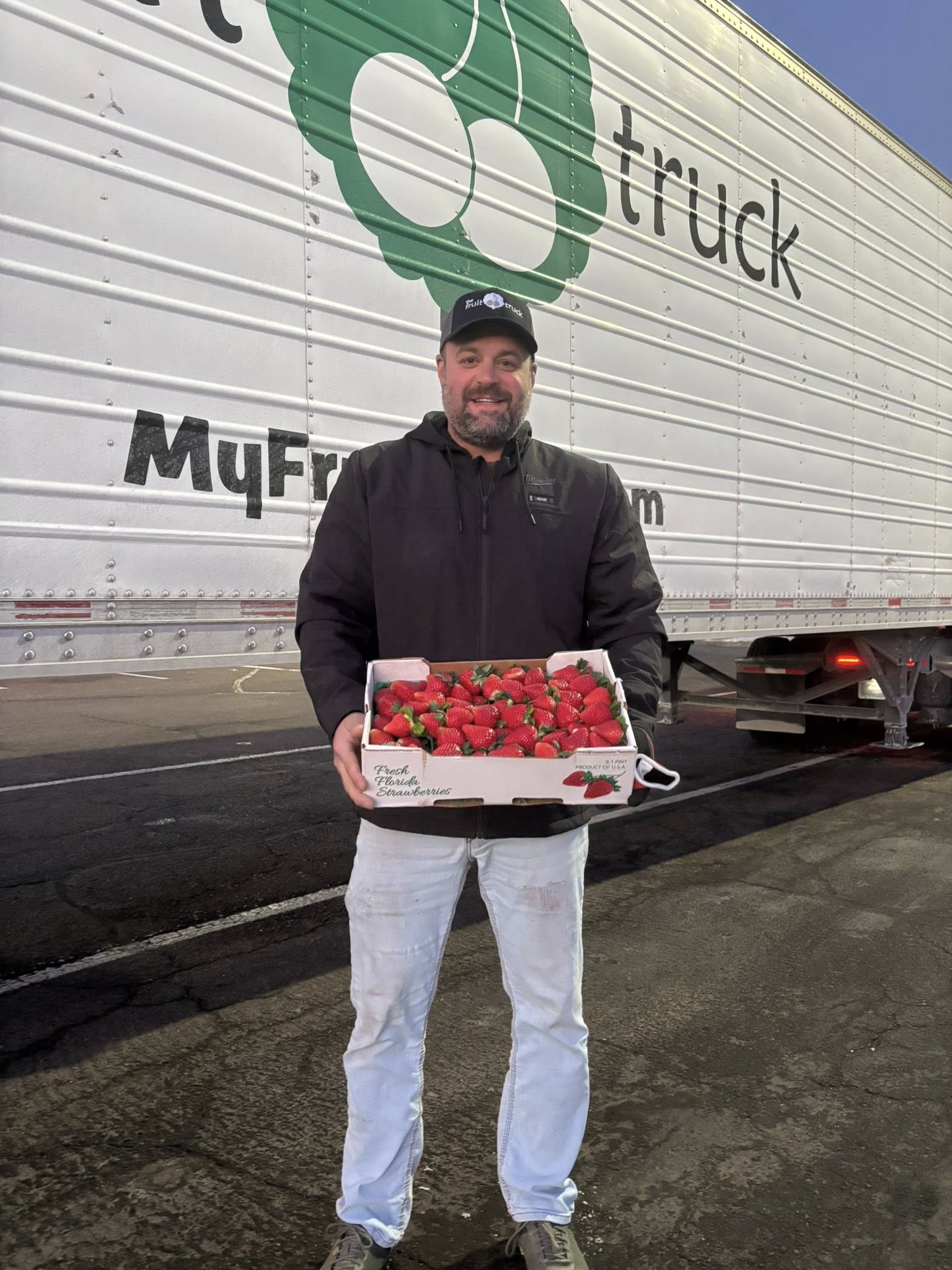 The Fruit Truck Facebook ad: Minot ND Florida Strawberry Truckload Sale