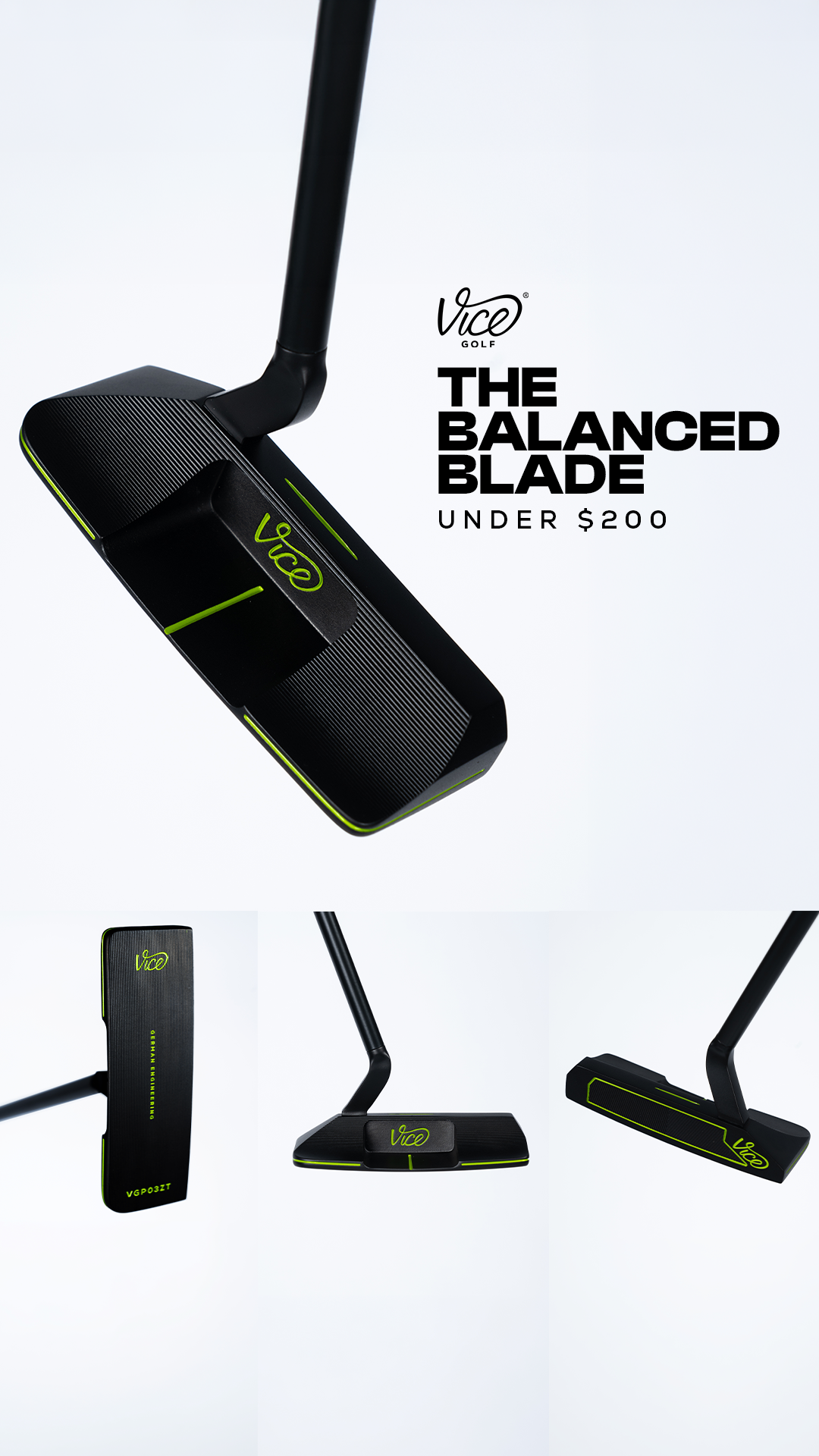 Vice Golf Facebook ad: NEW Zero Twist Putters