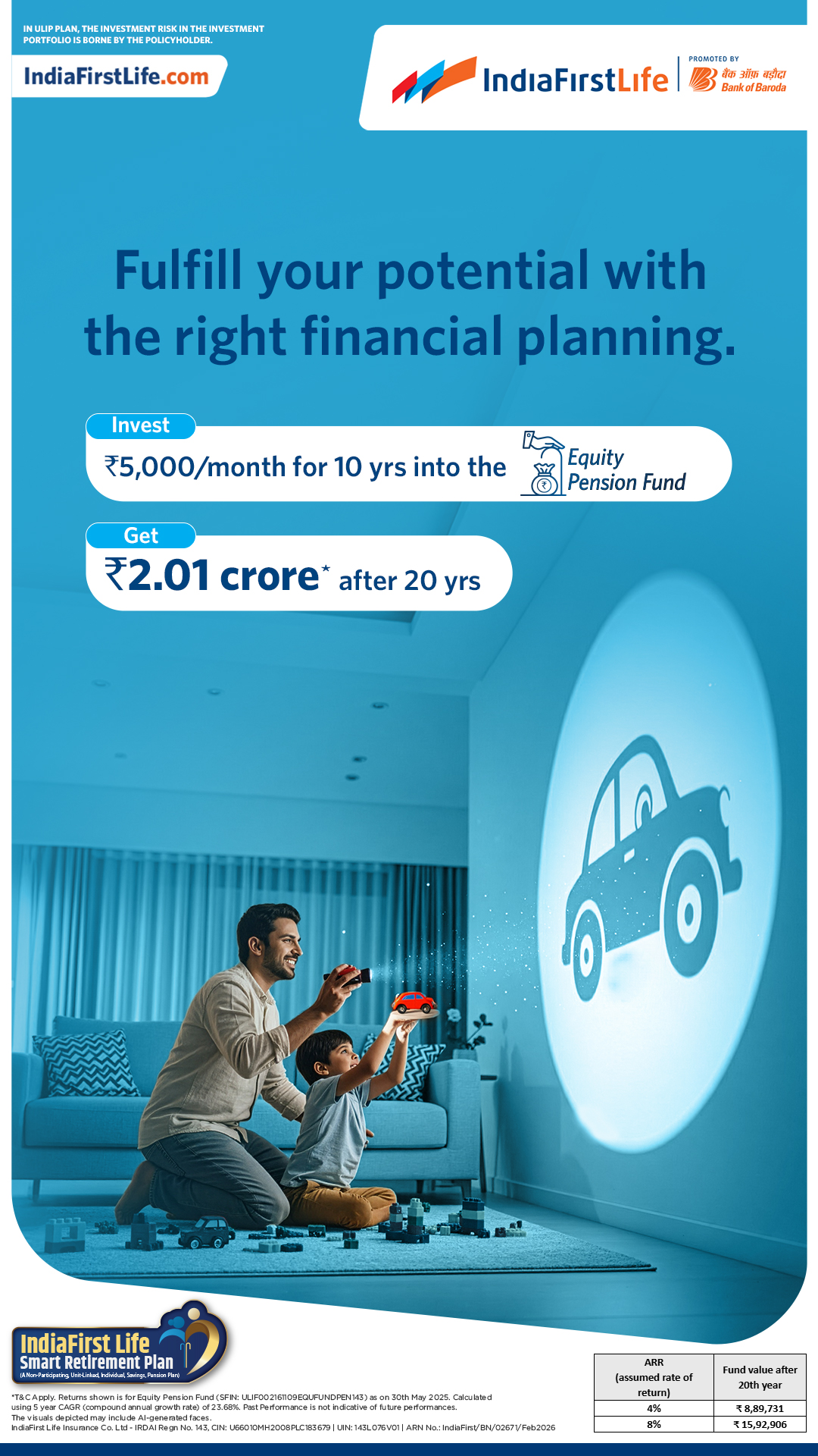 IndiaFirst Life Insurance Facebook ad
