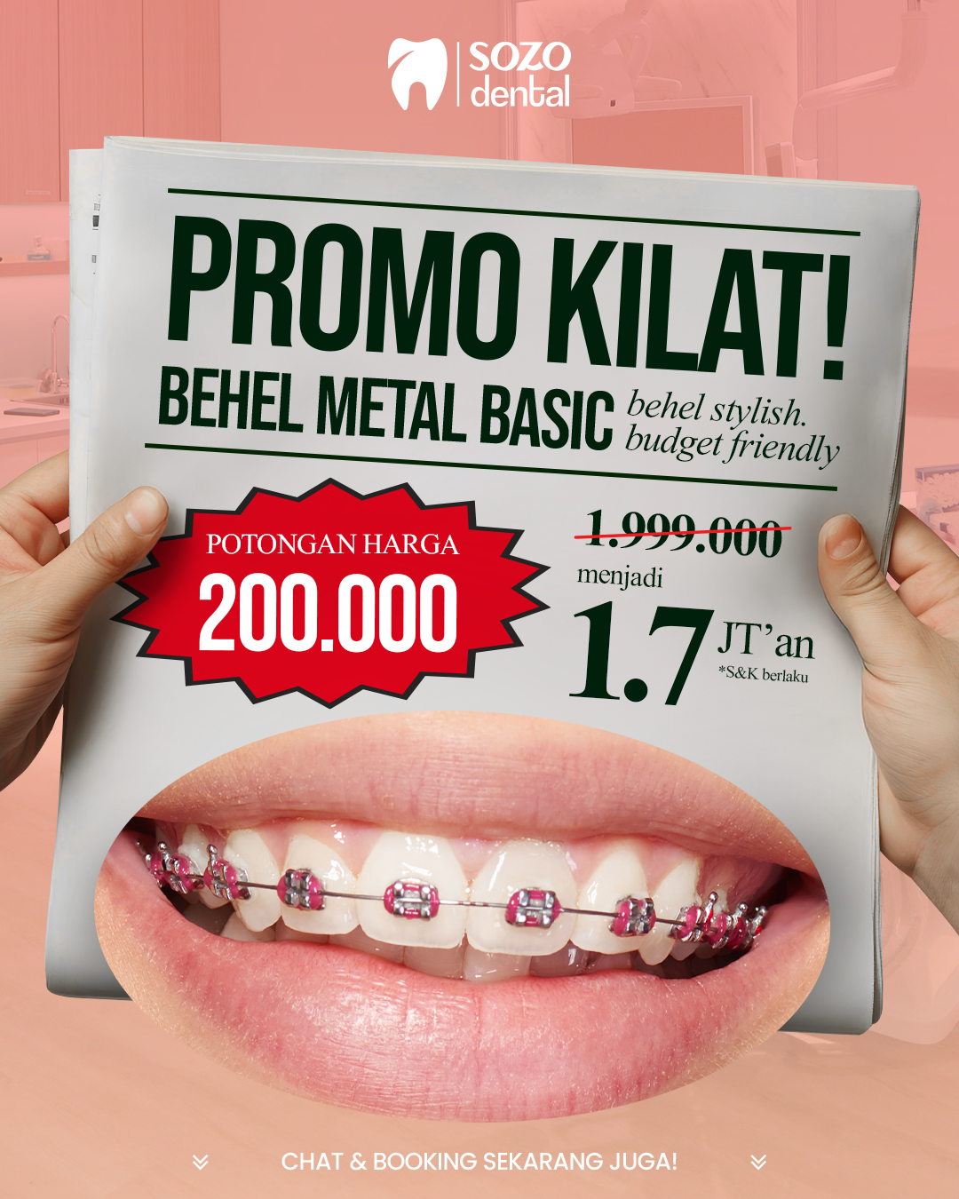 Sozo Dental Clinic Facebook ad