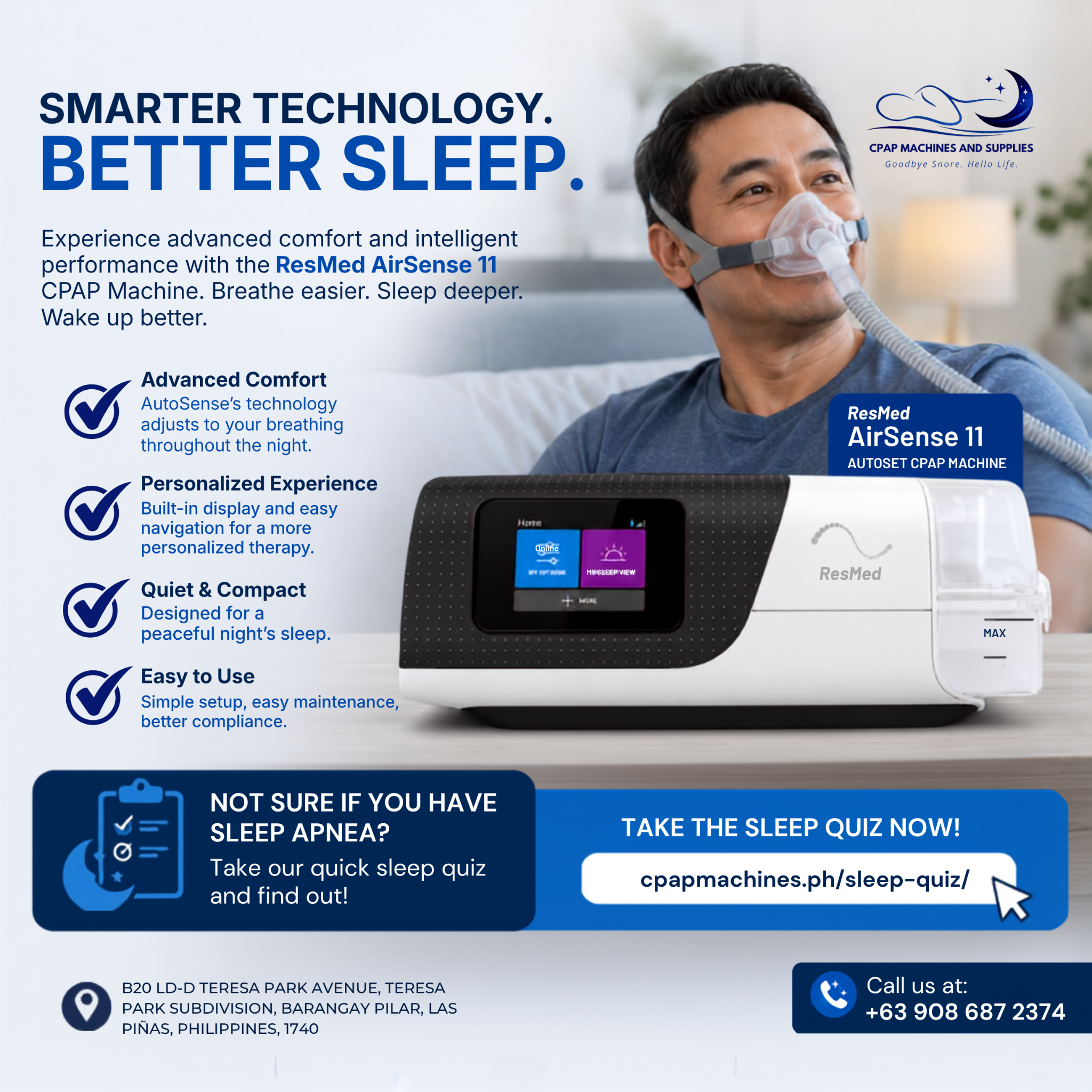 CPAP Machines & Supplies - Sleep Solution Centre Facebook ad