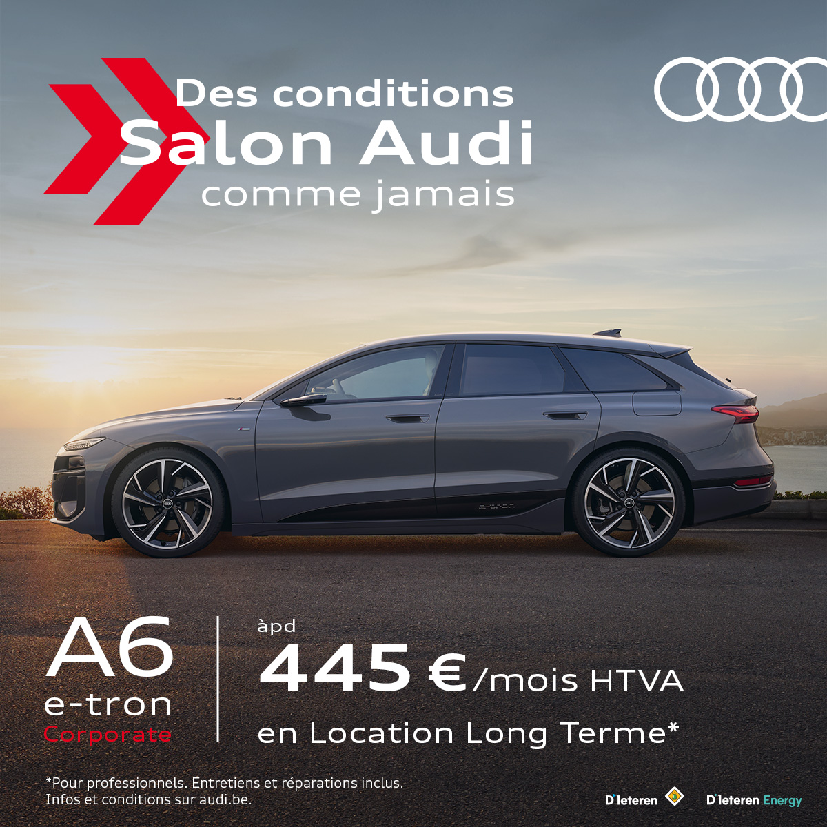 Audi Belgium Facebook ad