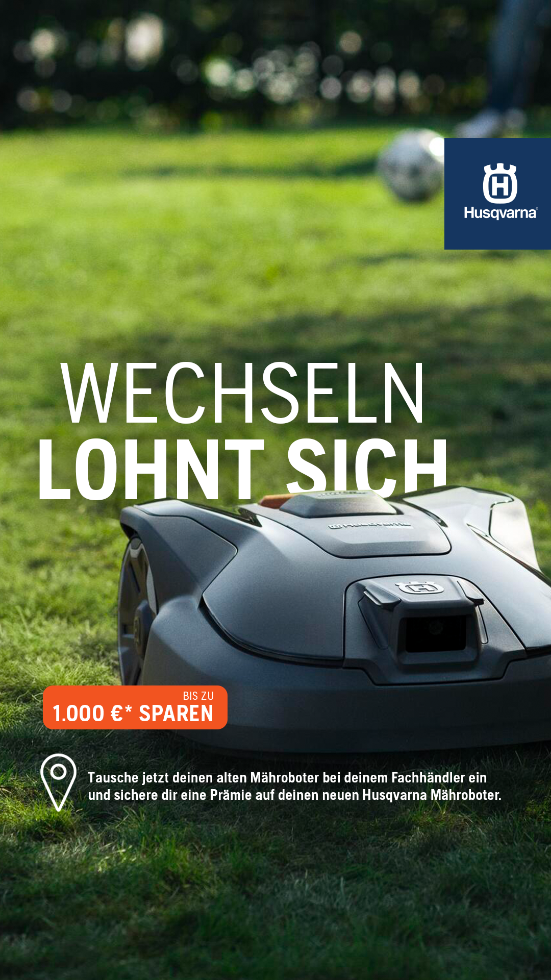 Husqvarna Facebook ad from Aug 18, 2026