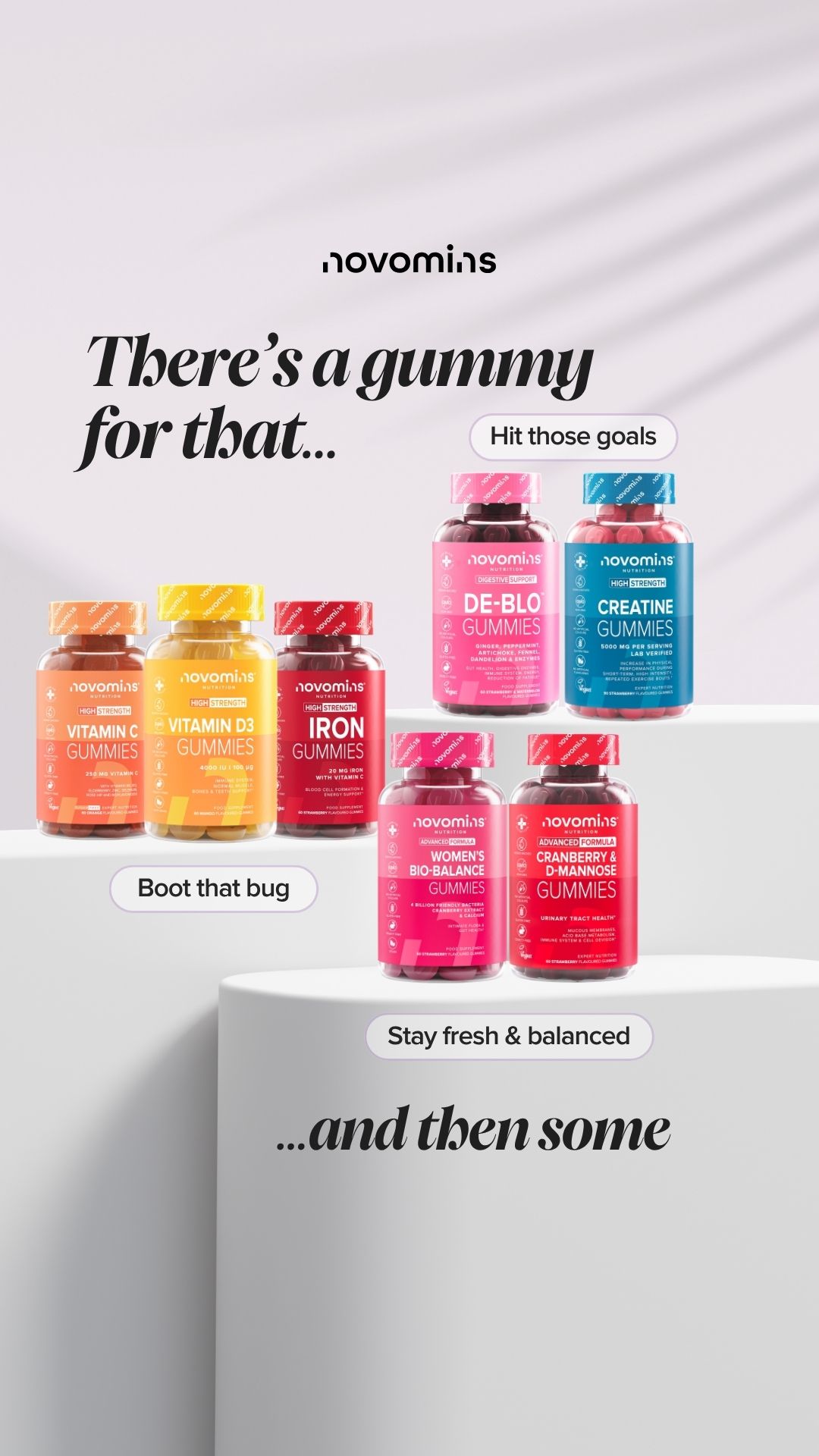 Novomins Nutrition Facebook ad