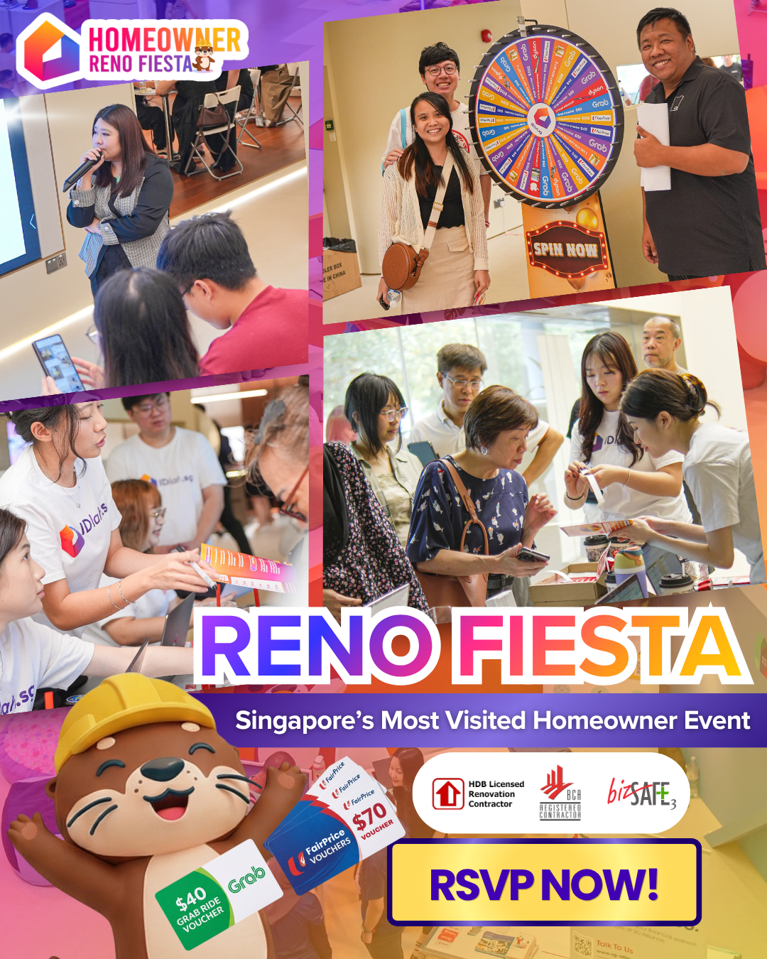 Reno Fiesta Homeowner Event Facebook ad: The Only Renovation Event Where You'll Actually Make a…
