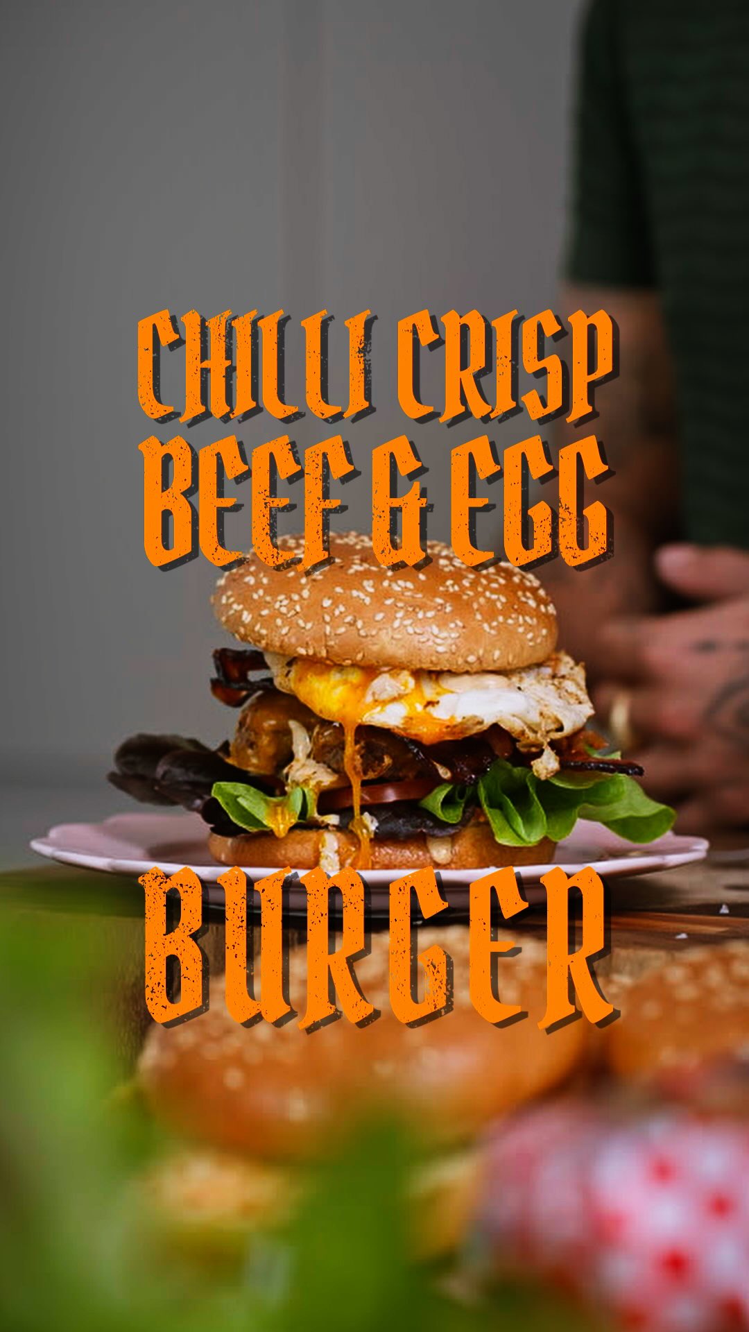 Khanh Facebook ad: This burger has absolutely no chill.
