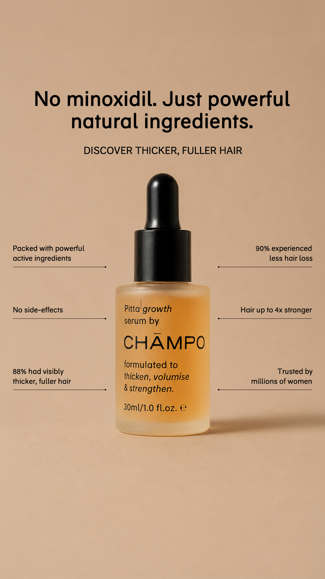 Chāmpo Haircare Facebook ad