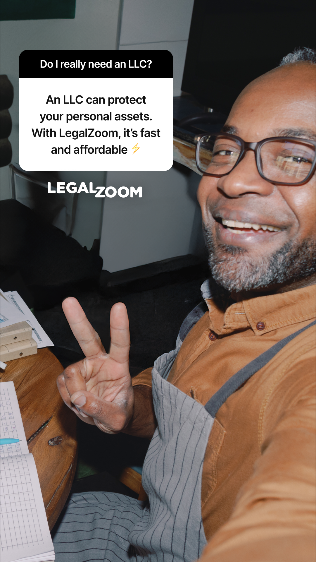 LegalZoom Facebook ad