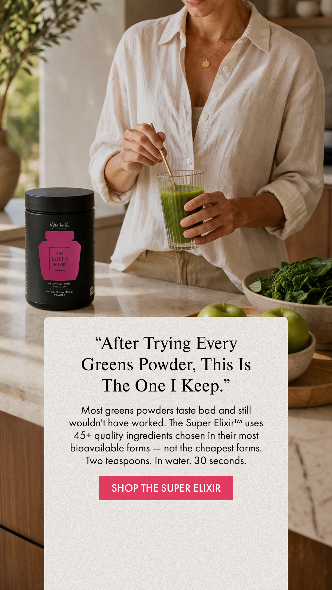 WelleCo Facebook ad