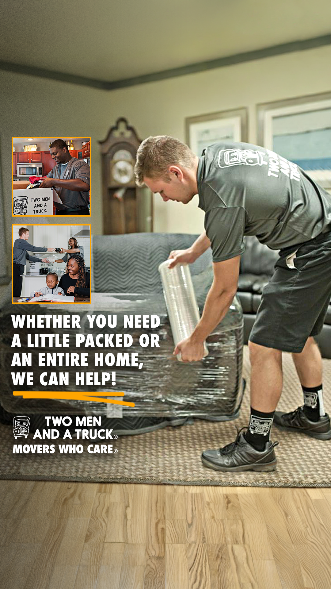 TWO MEN AND A TRUCK - Jackson, MI Facebook ad: All Of Your Packing Solutions