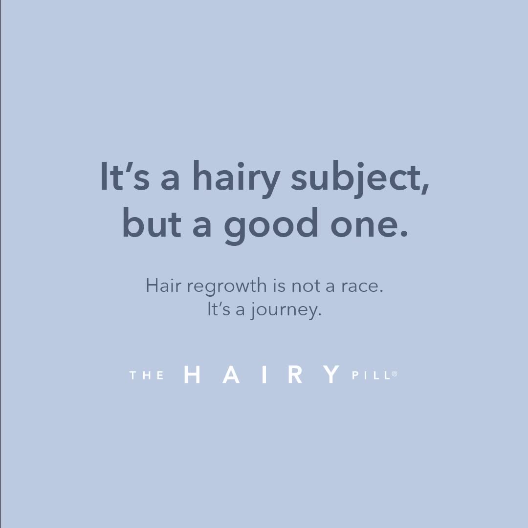 The Hairy Pill Facebook ad: Trust the process